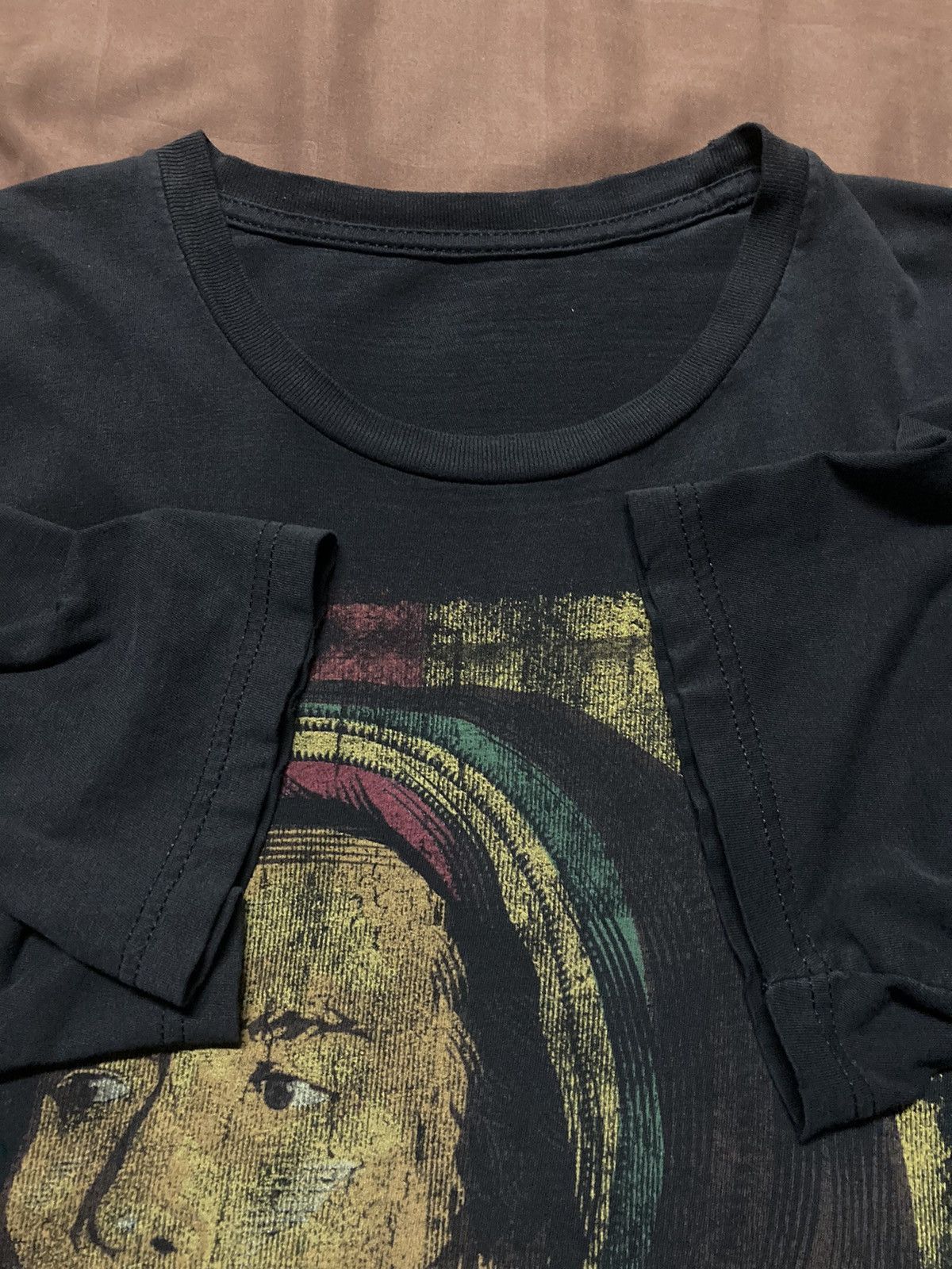 Bob Marley × Vintage Bob Marley Distressed Thrashed Tee Size US L / EU 52-54 / 3 - 5 Thumbnail