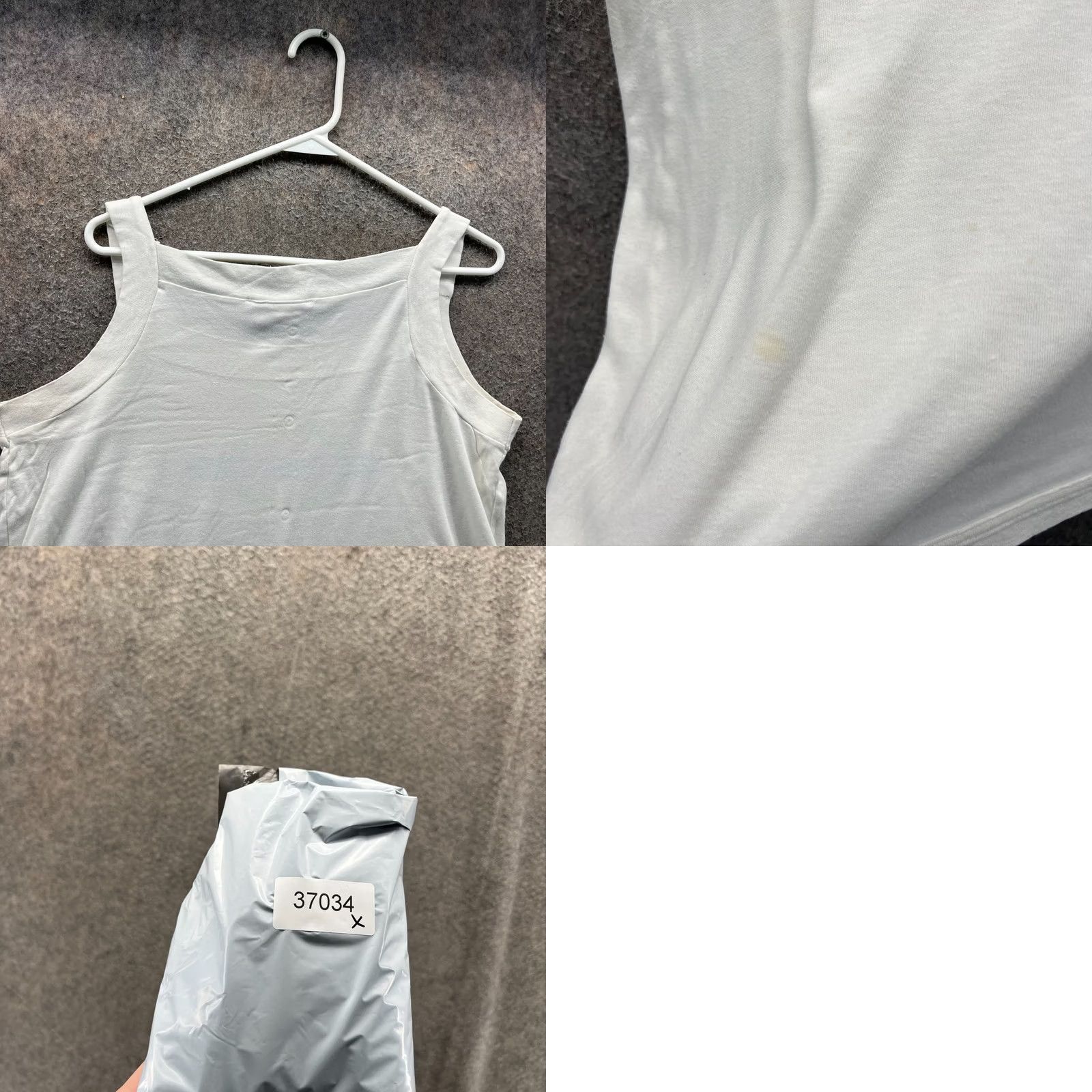 Prince Prince Tank Top Womens Large White 90s Tennis Performance Tank Top Sports Shirt (VINTAGE not) Size L / US 10 / IT 46 - 8 Thumbnail
