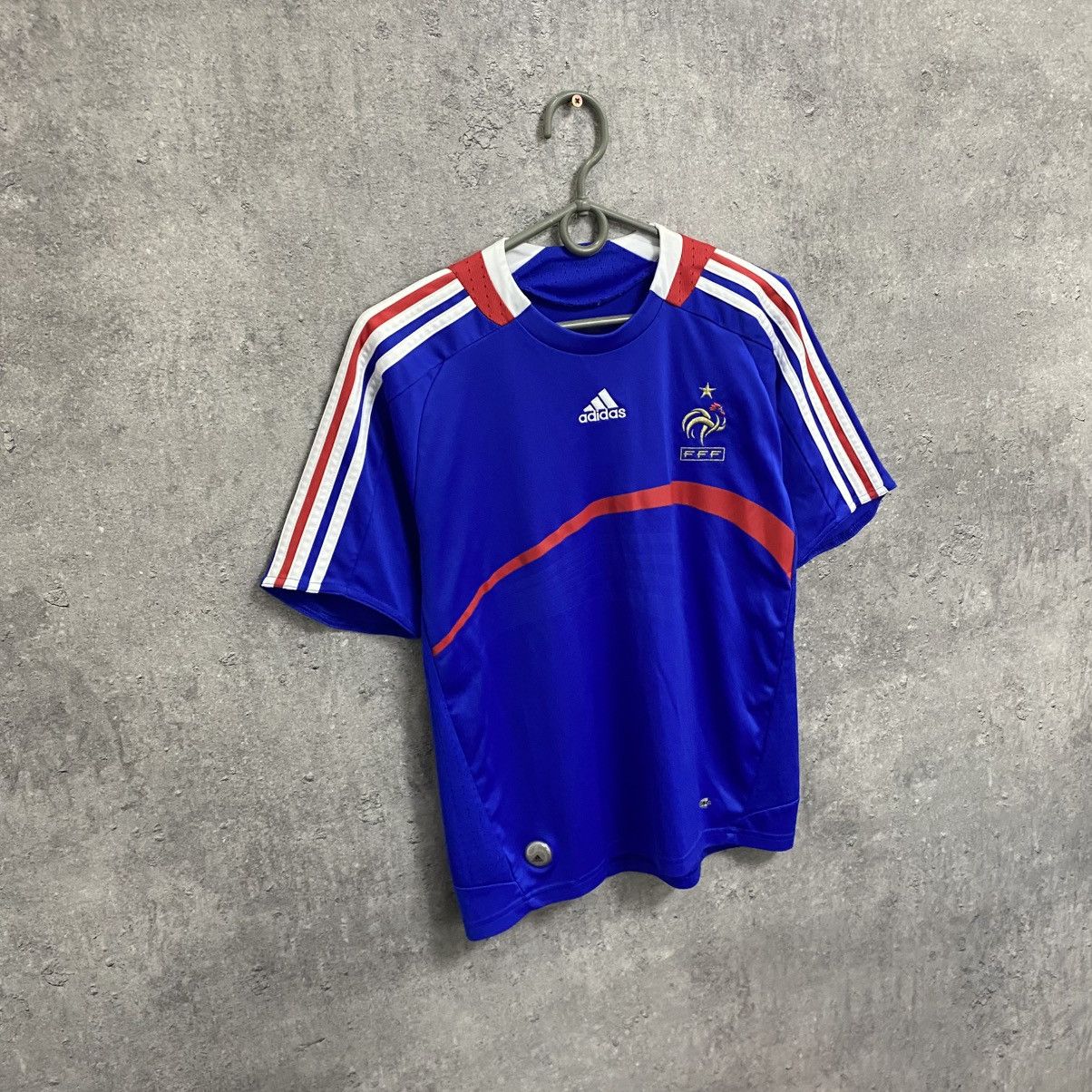 Adidas Adidas France 2007-08 vintage football jersey home T-Shirt Size US M / EU 48-50 / 2 - 3 Thumbnail
