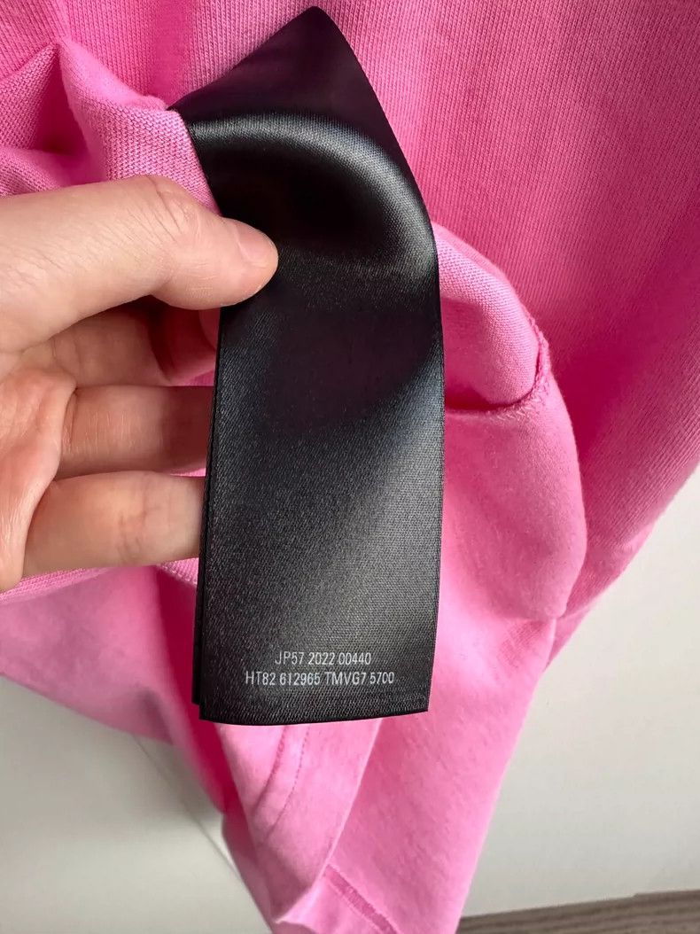 Balenciaga Balenciaga Pink embroidered chest short sleeve 2504-Nextarr Size XS / US 0-2 / IT 36-38 - 8 Thumbnail