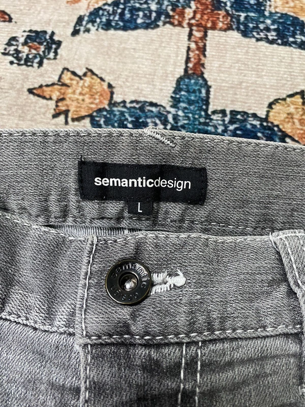 semanticdesign Semantic Design Curved Leg Jeans Size US 32 / EU 48 - 8 Thumbnail