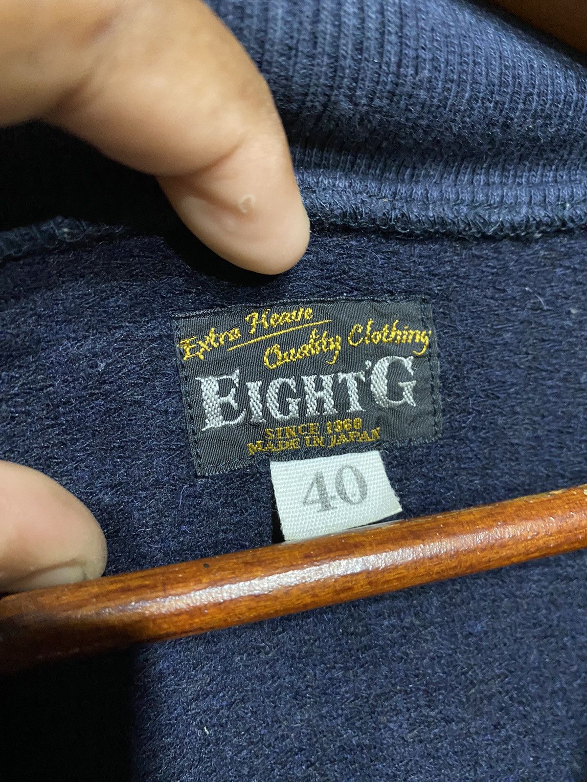 EIGHT-G × Japanese Brand × Vintage Eight G Knit Cardigan Size US L / EU 52-54 / 3 - 7 Thumbnail