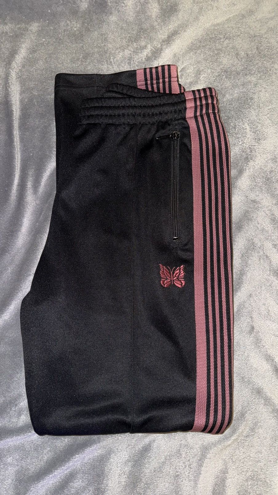 Needles Needles Narrow Track Pants “Black” Size US 32 / EU 48 - 4 Thumbnail