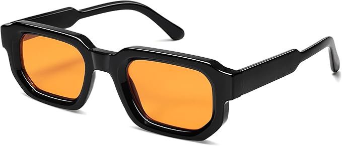 Other Retro Rectangle Sunglasses Y2K Streetwear Unisex Size ONE SIZE - 1 Thumbnail