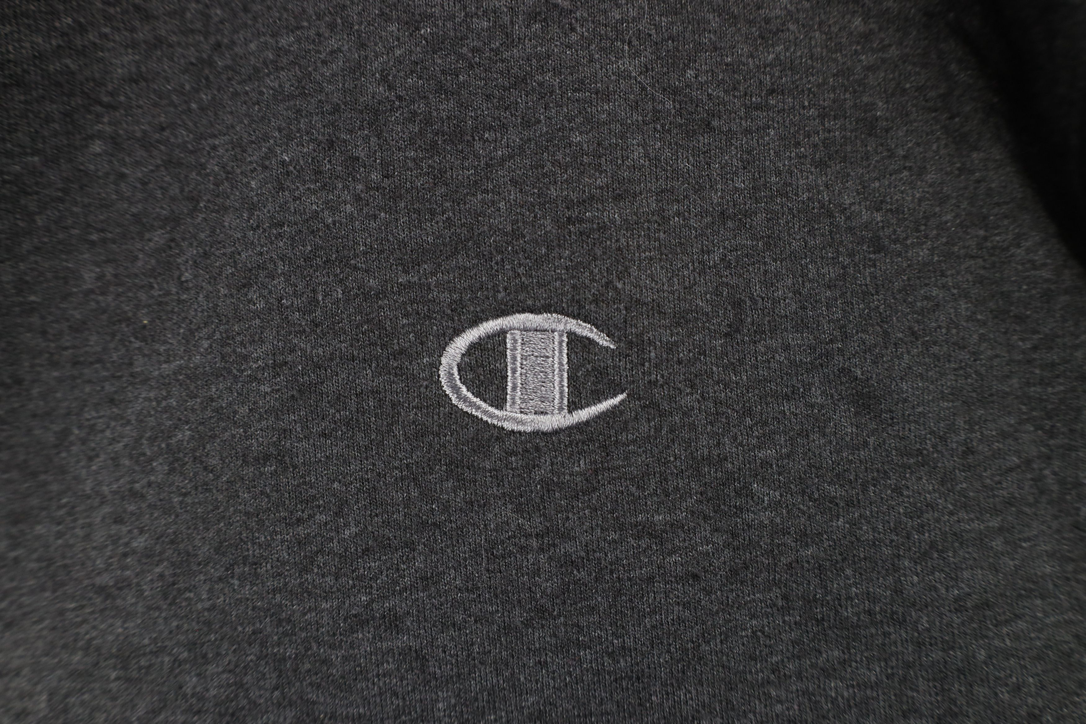 Champion × Vintage Vintage Champion Classic Logo Crewneck Sweatshirt Gray Size US XL / EU 56 / 4 - 4 Thumbnail