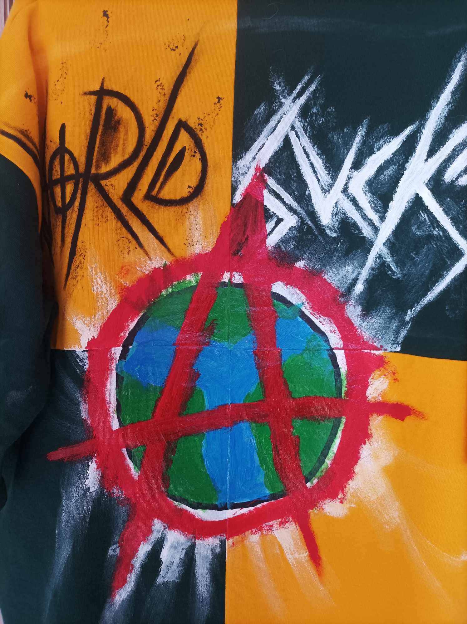 Other Custom Polo ACAB World Sucks Size US XL / EU 56 / 4 - 5 Thumbnail