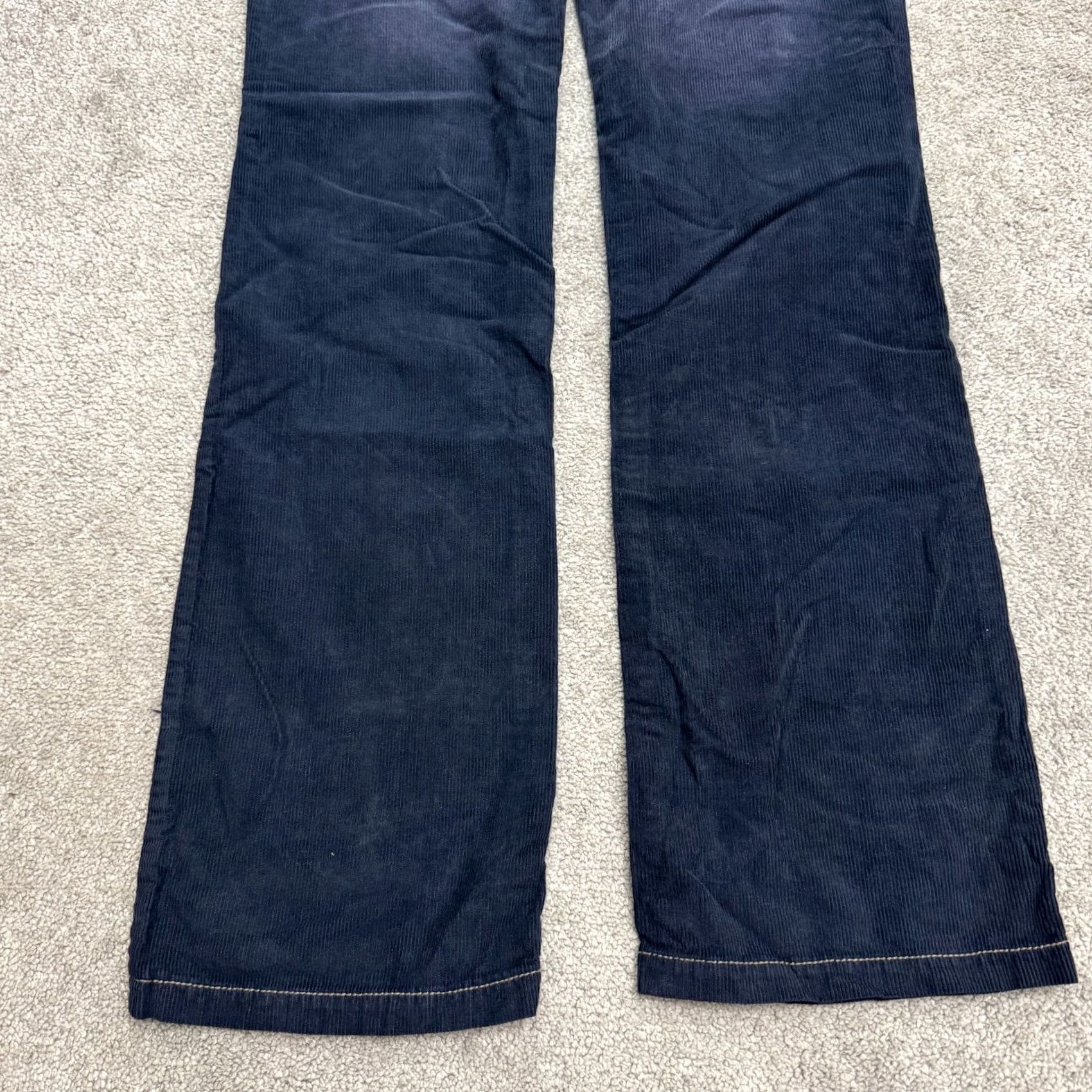 CO VINTAGE Denim Co Jeans Womens 14 Denim Co Denim Co Jeans 14 Navy Blue Mid Rise Corduroy Boyfriend Regular 5-Pocket Blue Mens Womens Girls Boys Size 36" / US 14 / IT 50 - 3 Thumbnail