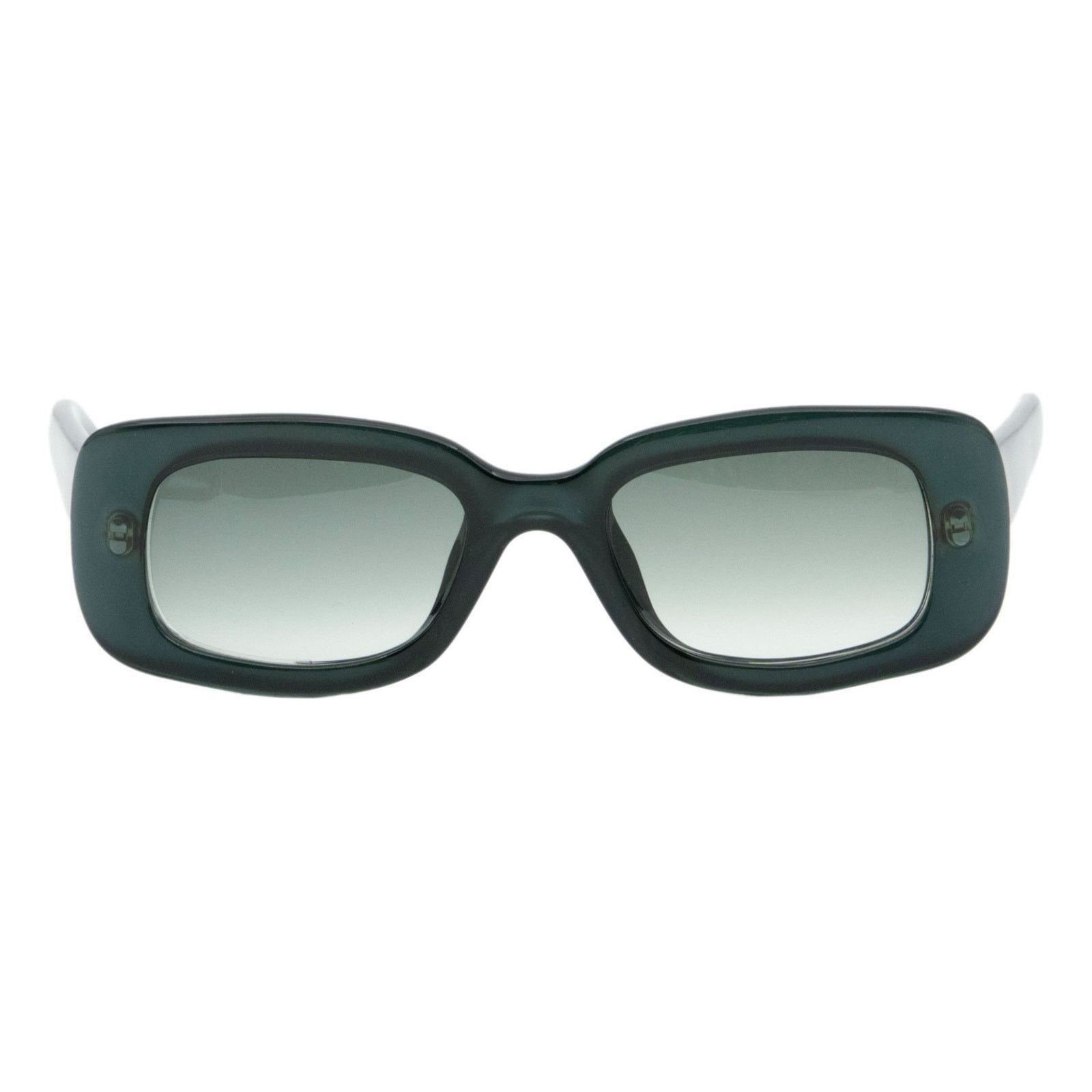 Gucci Vintage Gucci GG 2439 Rectangular Emerald Optyl Sunglasses Size ONE SIZE - 2 Thumbnail