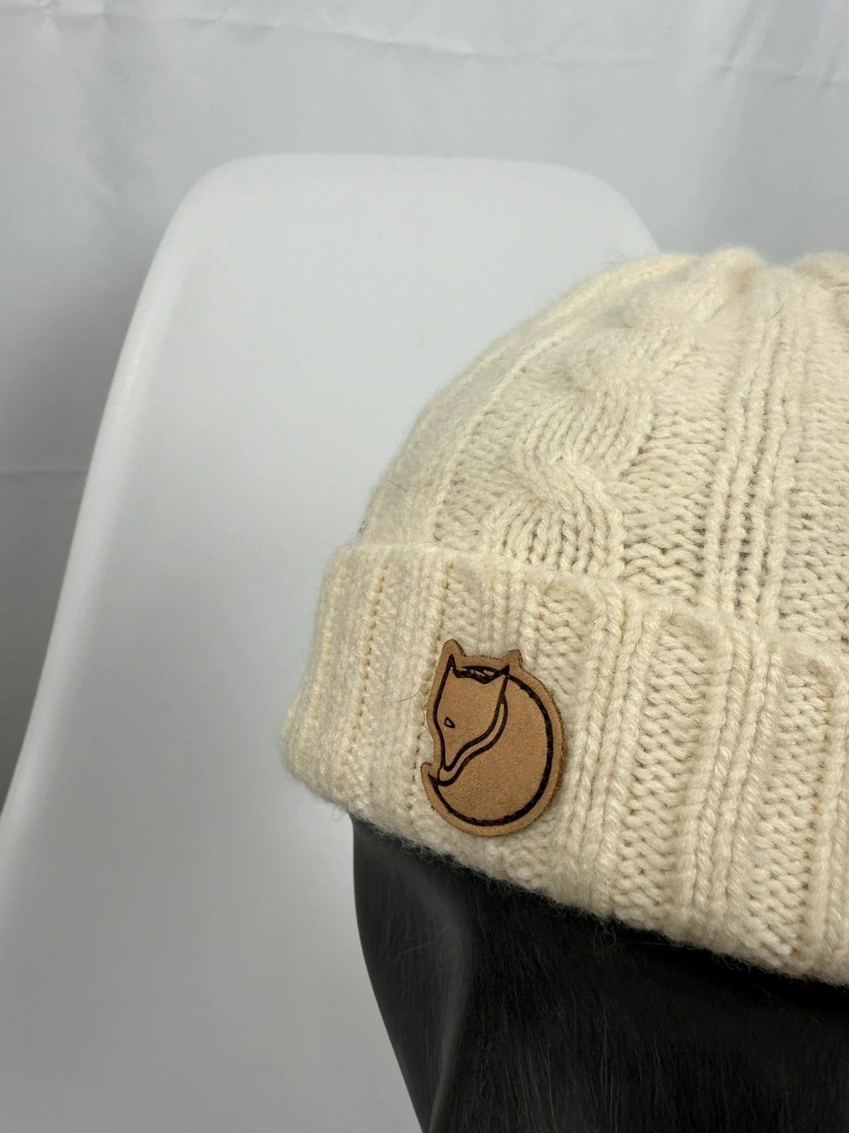 Fjallraven Fjallraven Cable Knit Wool-Nylon Beanie Hat One Size Size ONE SIZE - 5 Thumbnail