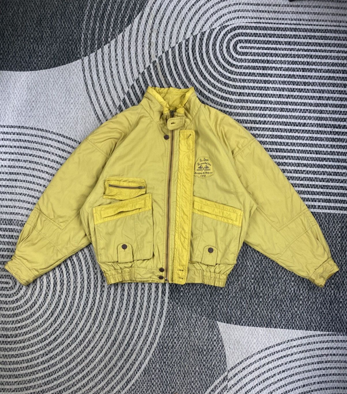 Japanese Brand Vintage PIA Sports Bomber Jacket Rare Design Size US XL / EU 56 / 4 - 5 Thumbnail