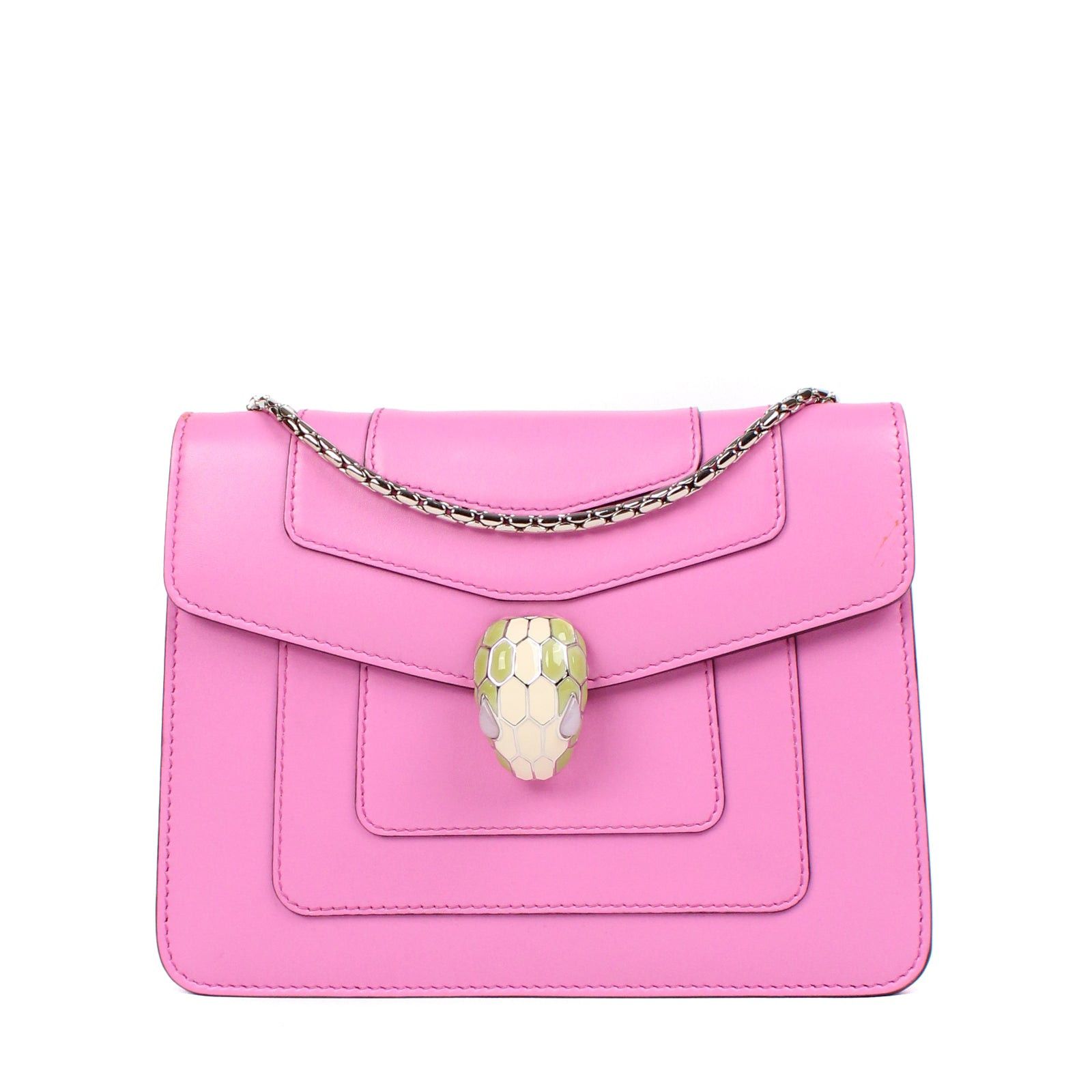 image of Bvlgari - Serpenti Forever Shoulder Bag in Pink, Women's