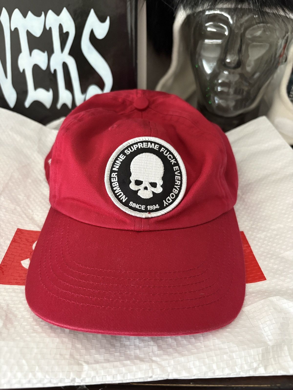 Number (N)ine × Supreme Supreme Number Nine Skull Hat | Grailed