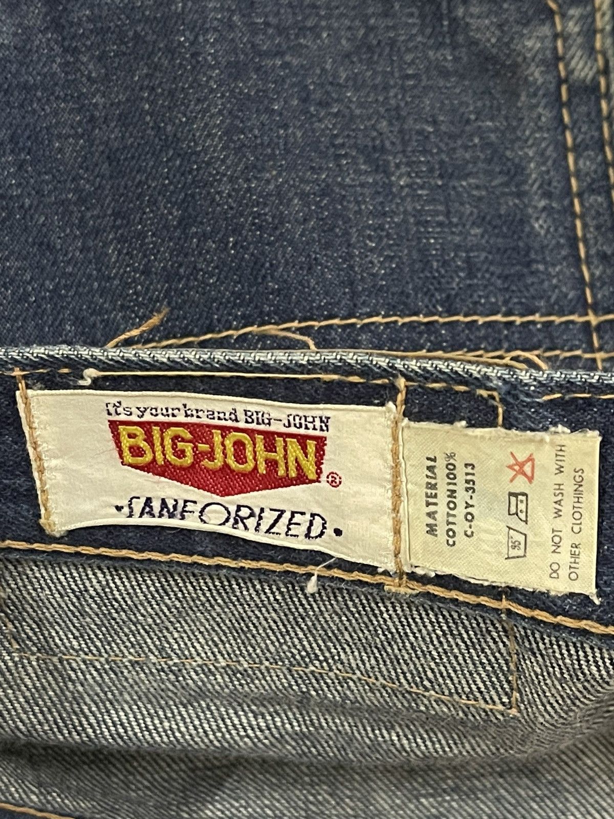 Big John Vintage Japan Big John Blue Wash Bell Bottom Flare Jeans Size US 30 / EU 46 - 8 Thumbnail