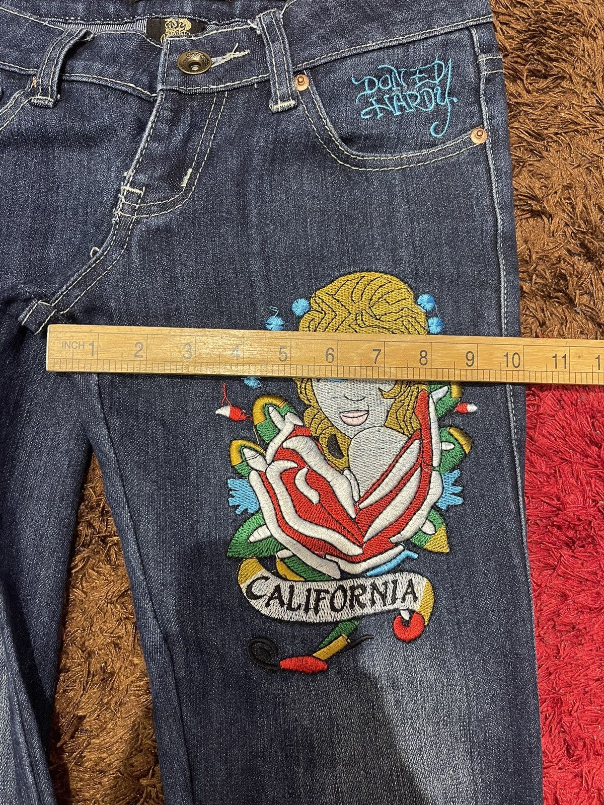 Ed Hardy Best Offer Ed Hardy By Christian Audigier Jeans Size 28 - 30 Size US 29 - 14 Thumbnail
