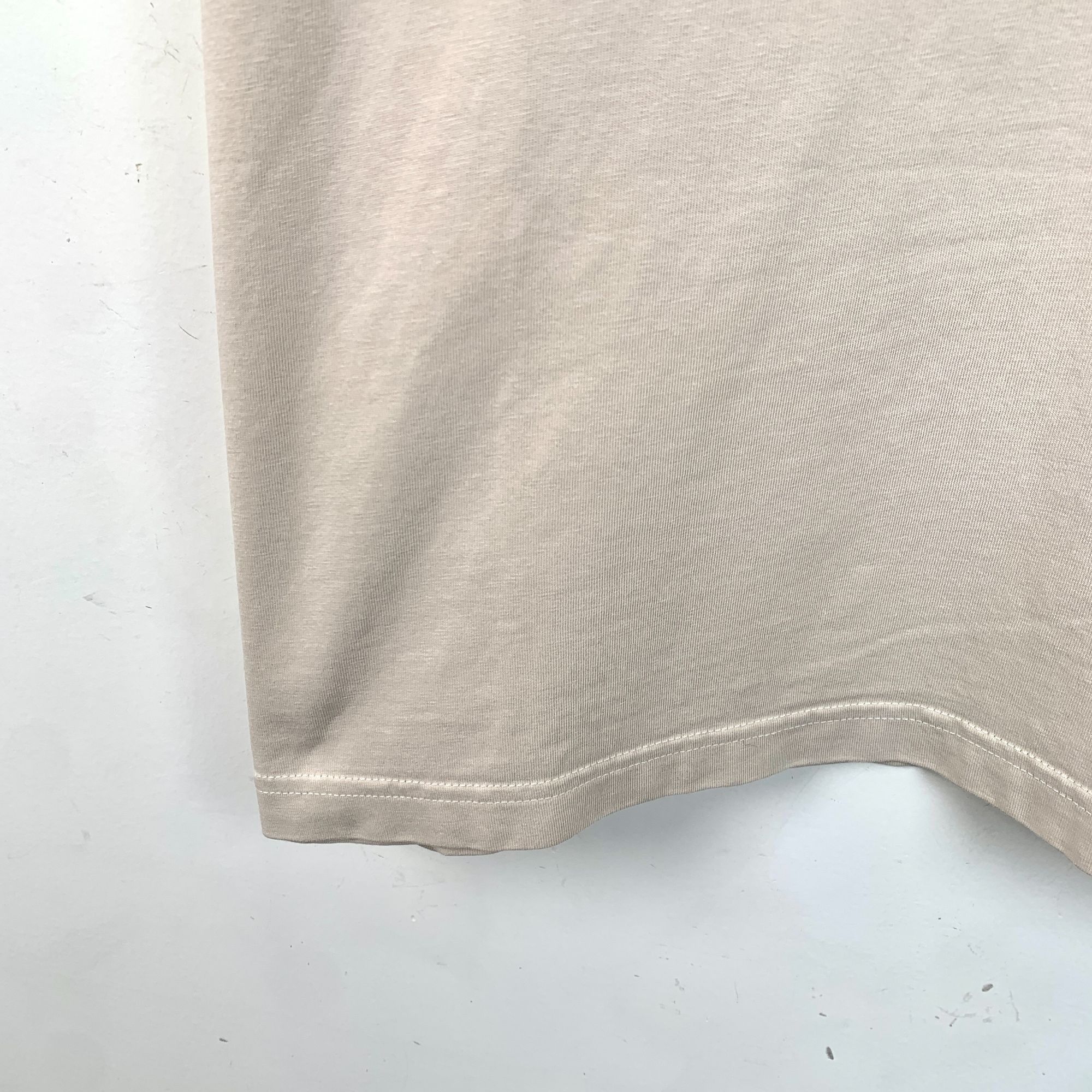 Balenciaga Balenciaga Beige Logo Round Neck Short Sleeve T-Shirt XXS 10 Size US XXS / EU 40 - 5 Thumbnail