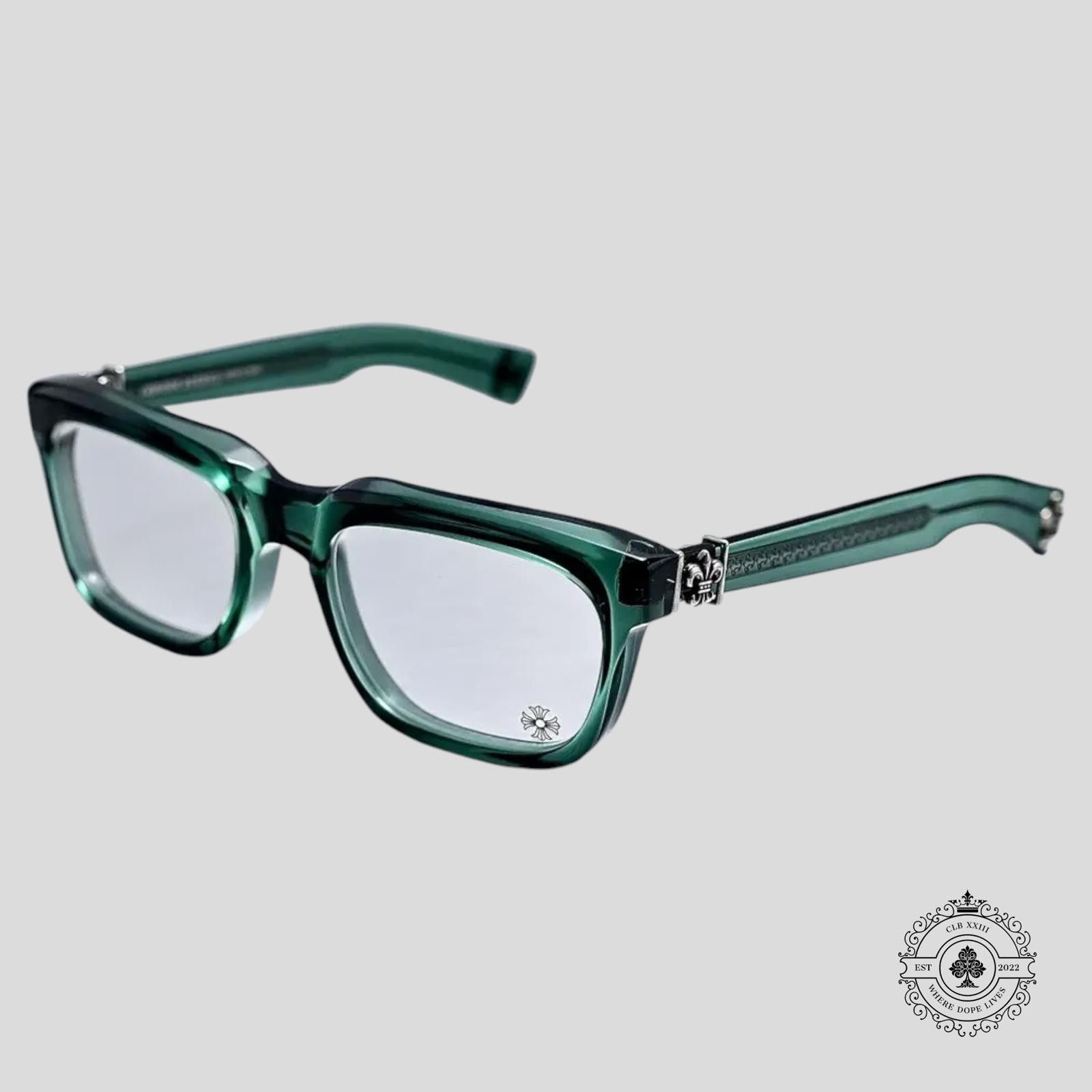Chrome Hearts Chrome Hearts "See You In Tea" Sunglasses in Marine Green Size ONE SIZE - 1 Thumbnail