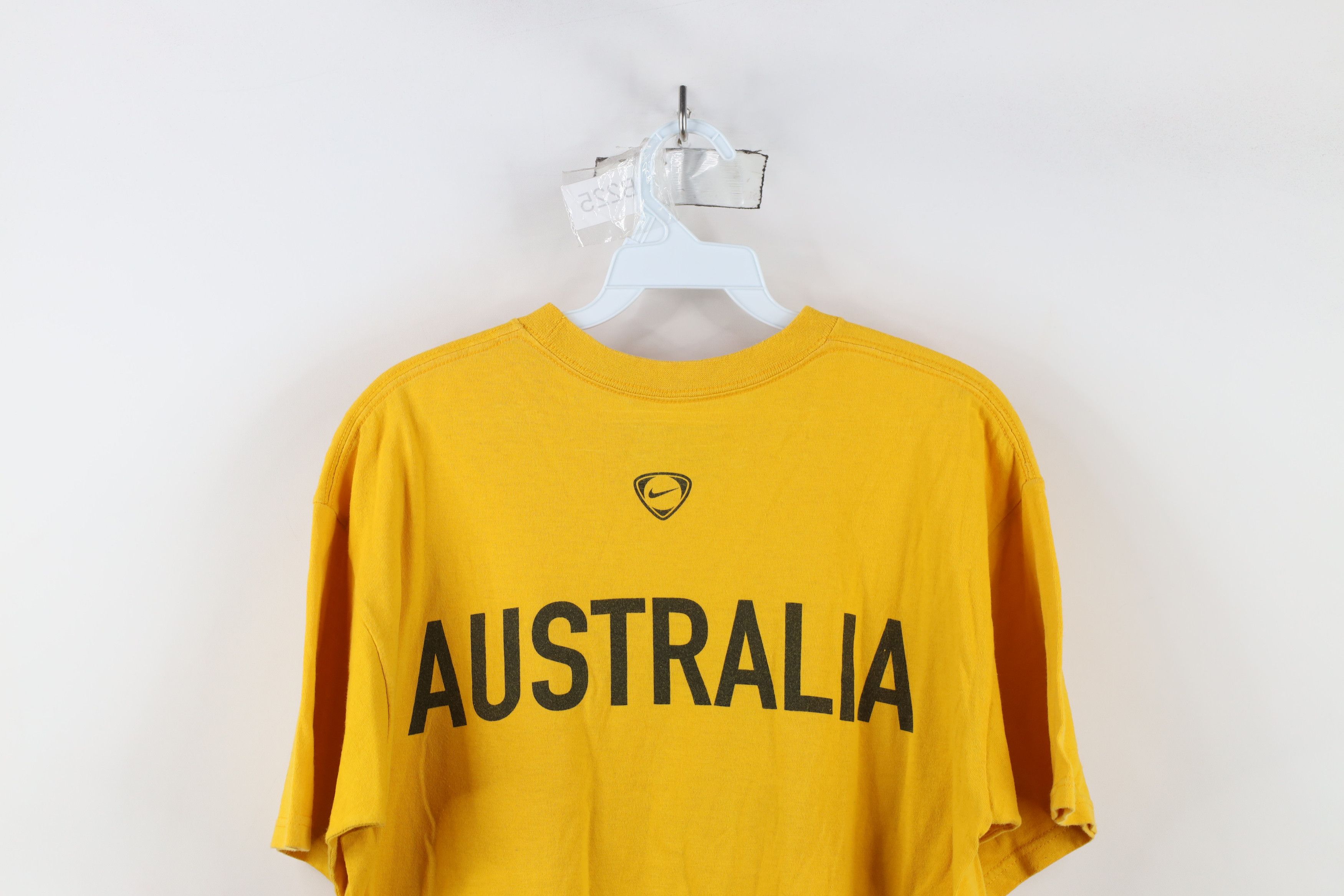 Nike × Vintage Vintage Nike Total 90 Center Swoosh Australia Soccer T-Shirt Size US S / EU 44-46 / 1 - 11 Thumbnail