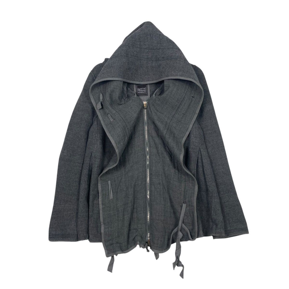 Marithe + Francois Girbaud Vintage 90s Marithe Francois Girbaud Wool Jacket Hoodie Size US S / EU 44-46 / 1 - 1 Thumbnail
