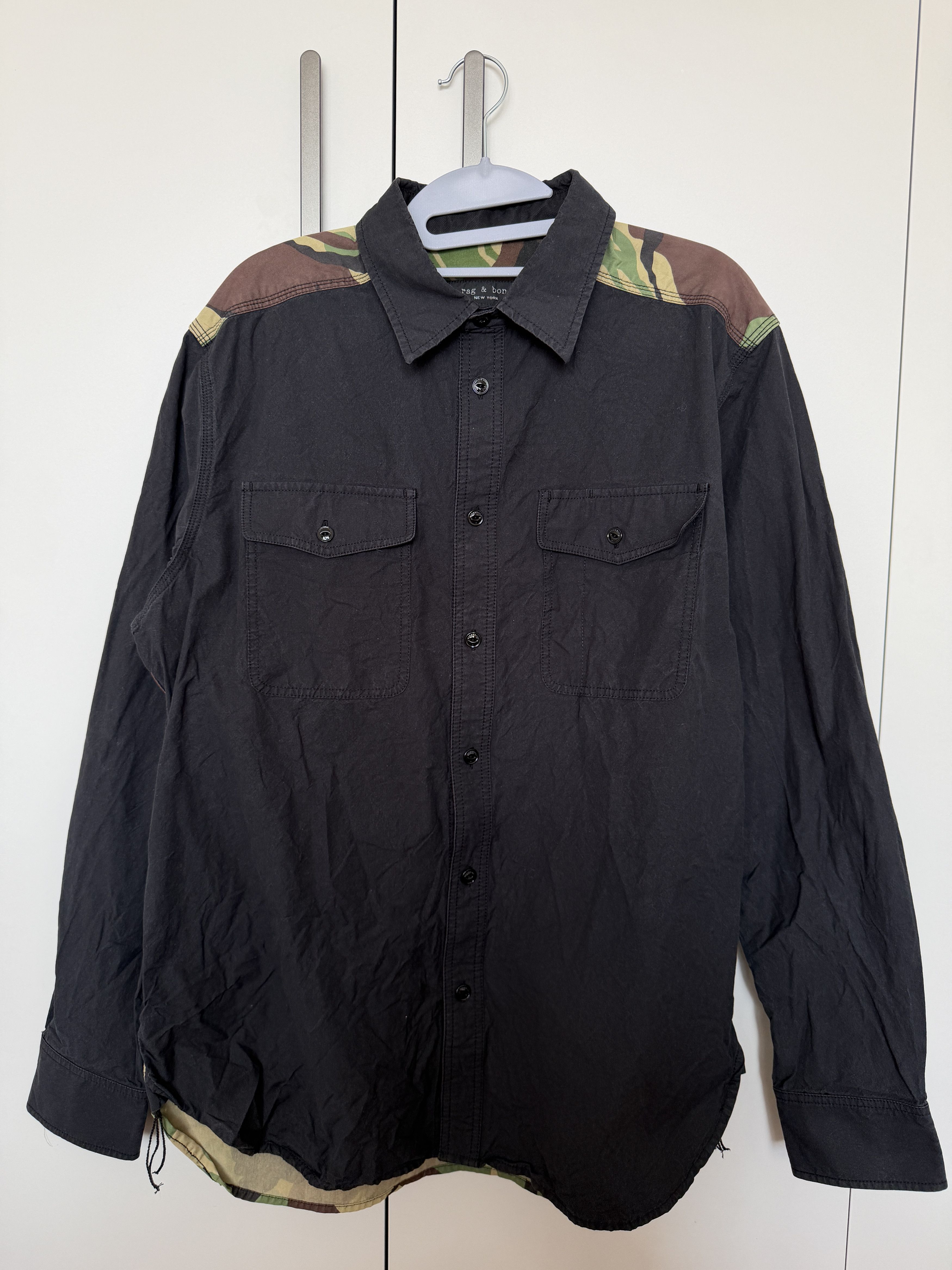 Rag & Bone RAG & BONE CAMO JACK BLOCK OVER SHIRT Size US L / EU 52-54 / 3 - 1 Thumbnail