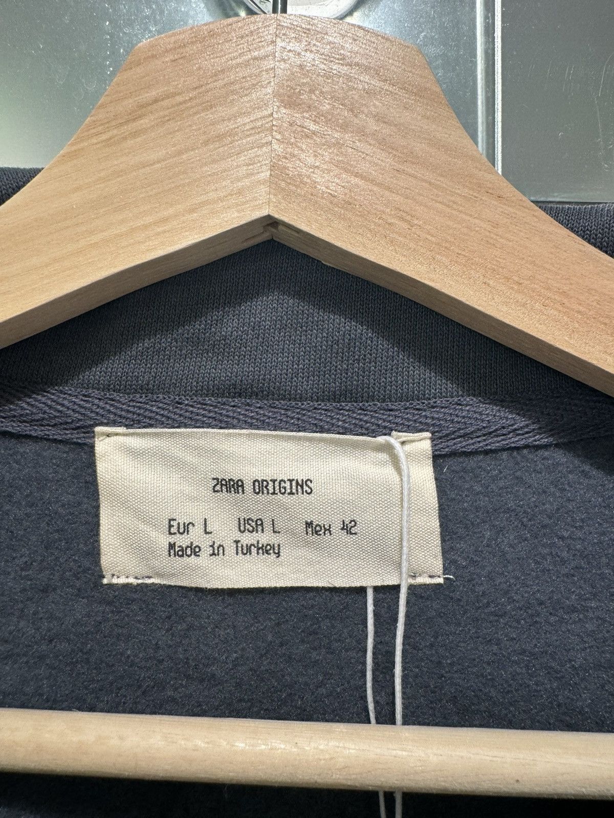 Zara Grey Zara Quarterzip Size US L / EU 52-54 / 3 - 2 Thumbnail