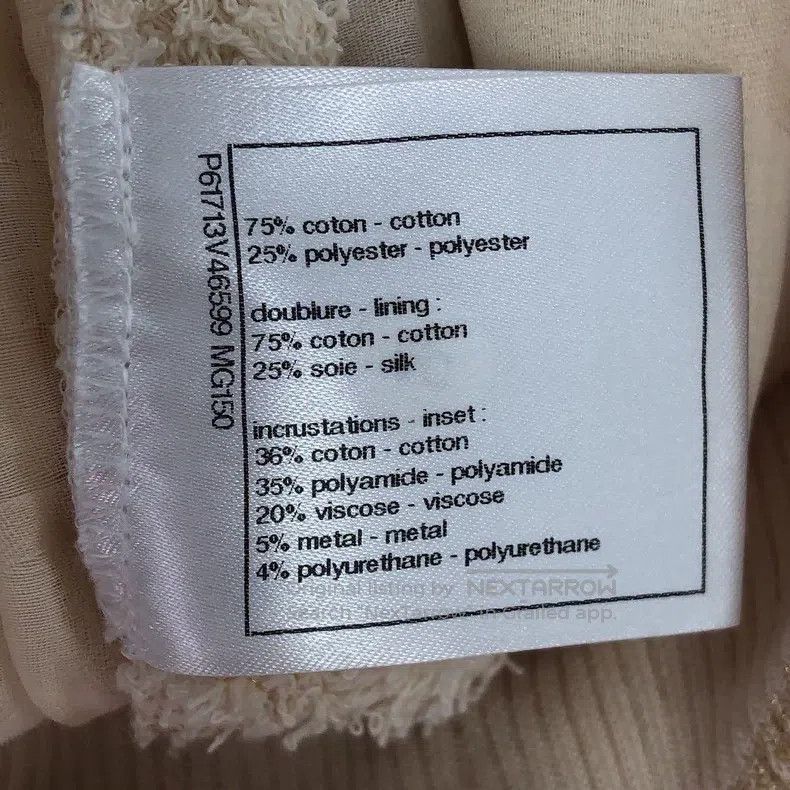 Chanel Chanel White gold towel material knitting sweater Size XXS / US 00 / IT 34 - 7 Thumbnail