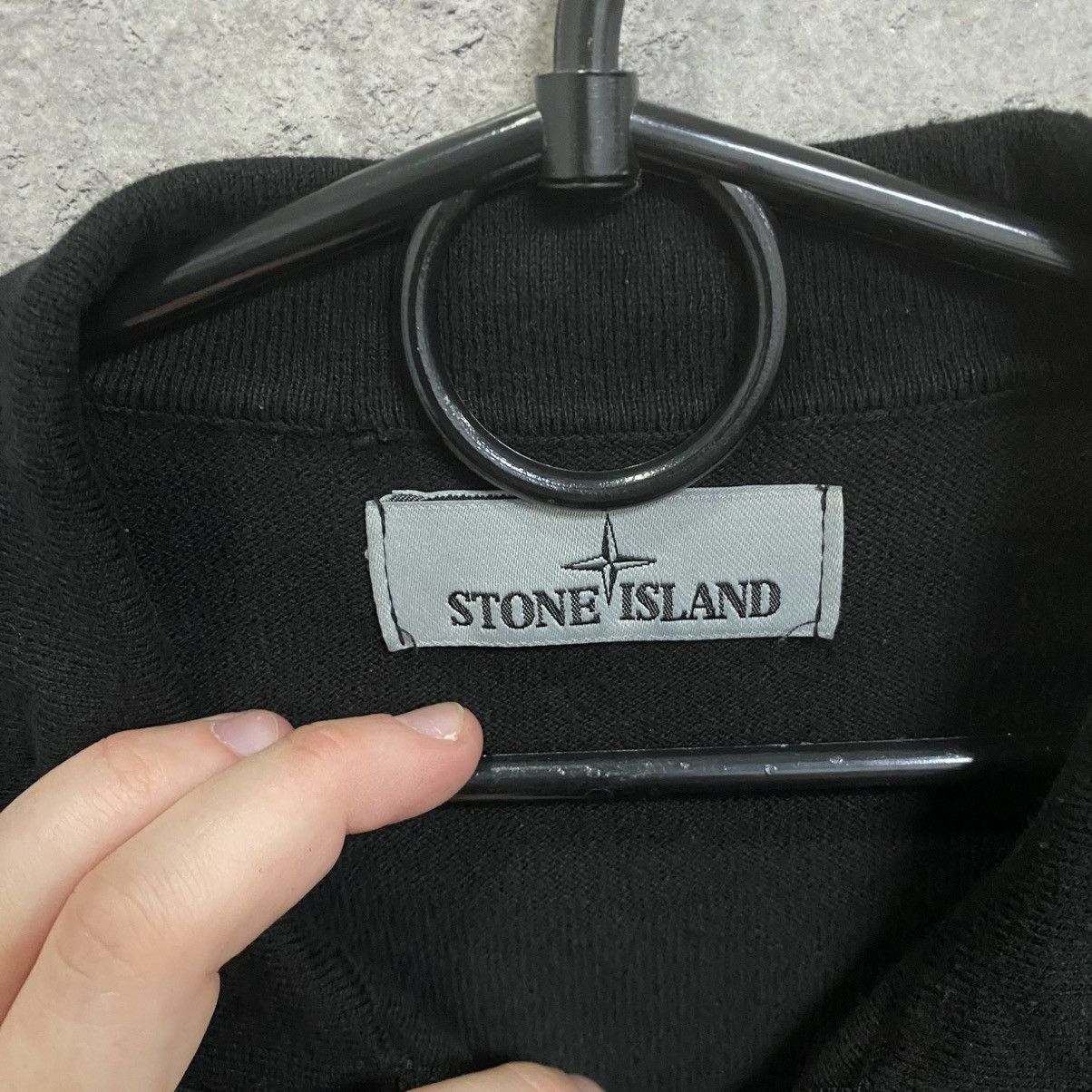 Stone Island Rare Vintage Stone Island Full Zip Up Sweater Knitting 90s Size US S / EU 44-46 / 1 - 9 Thumbnail