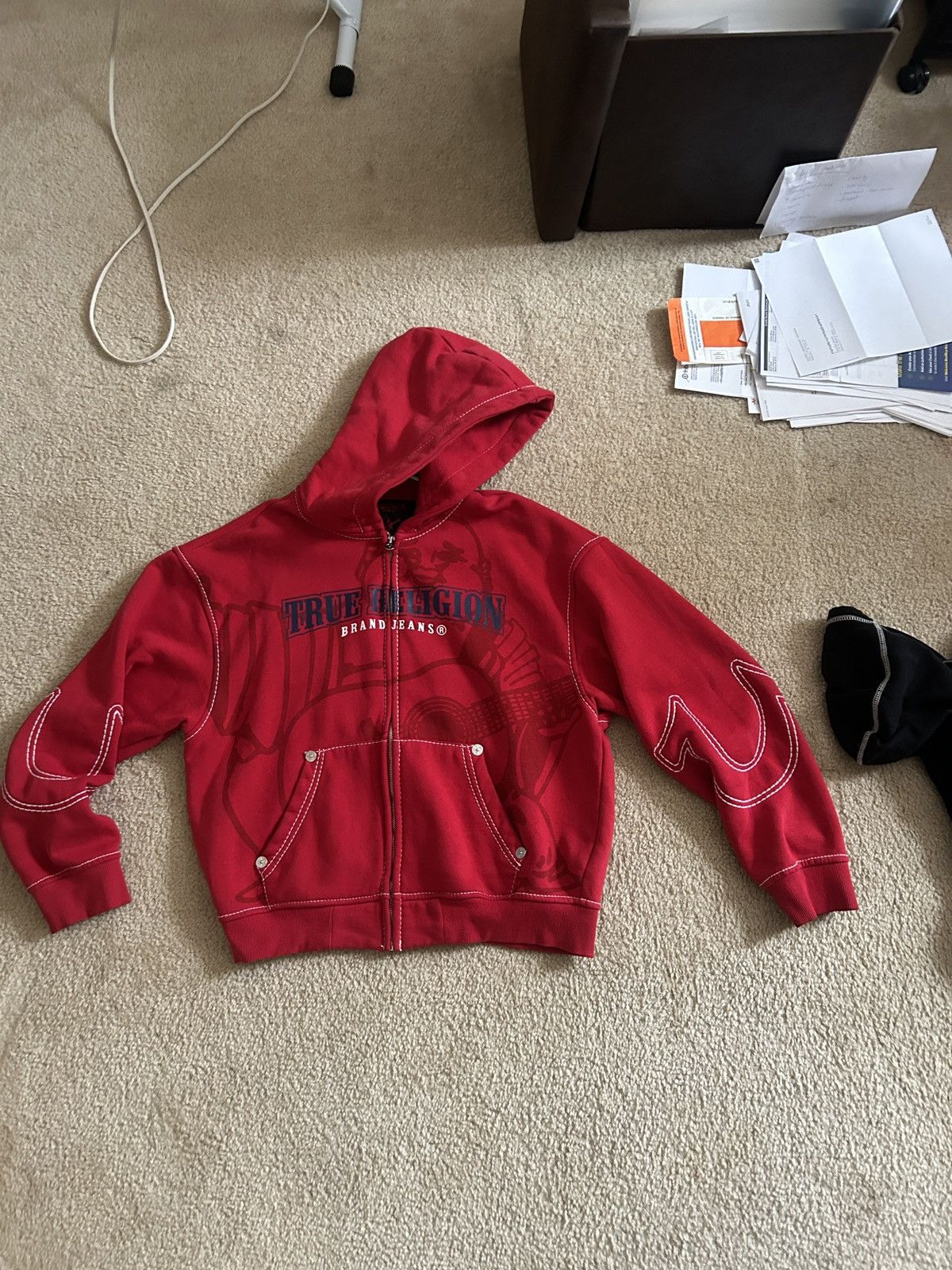 True Religion Red true Religion hoodie Size US M / EU 48-50 / 2 - 1 Thumbnail