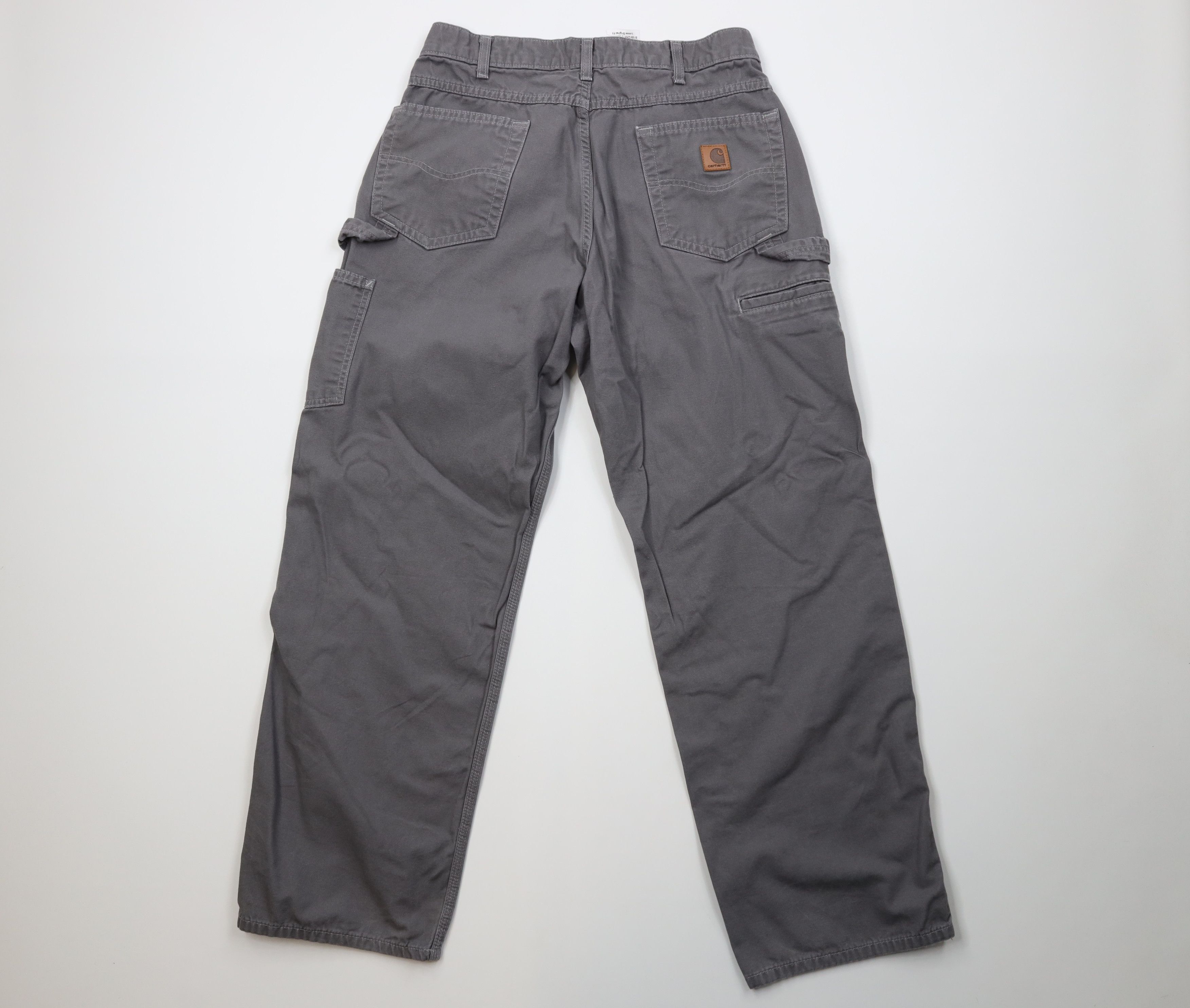 Carhartt Vintage Y2K Carhartt Wide Leg Canvas Dungaree Pants Cotton Size US 32 / EU 48 - 10 Thumbnail