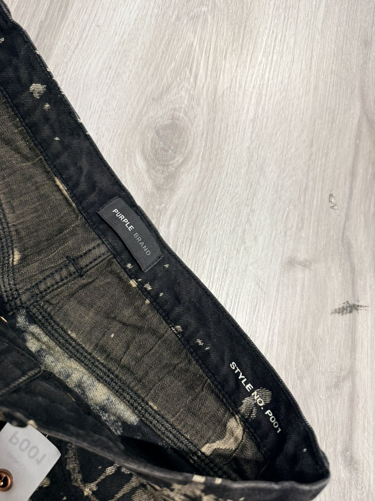 Purple Brand Purple Jeans Black/Gold Size US 32 / EU 48 - 3 Thumbnail