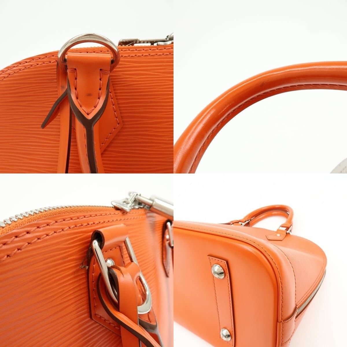 Louis Vuitton Louis Vuitton Epi Alma PM Satchel Orange Size ONE SIZE - 4 Thumbnail