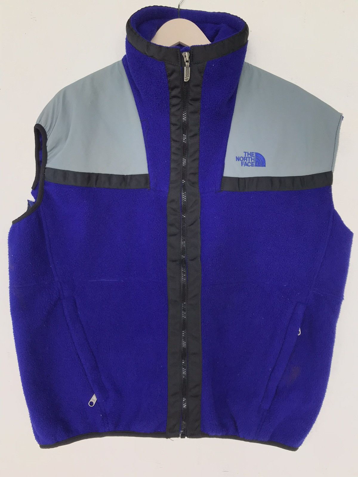 The North Face × Vintage Vintage THE NORTH FACE Full Zip Fleece Vest Jacket Size US L / EU 52-54 / 3 - 1 Thumbnail