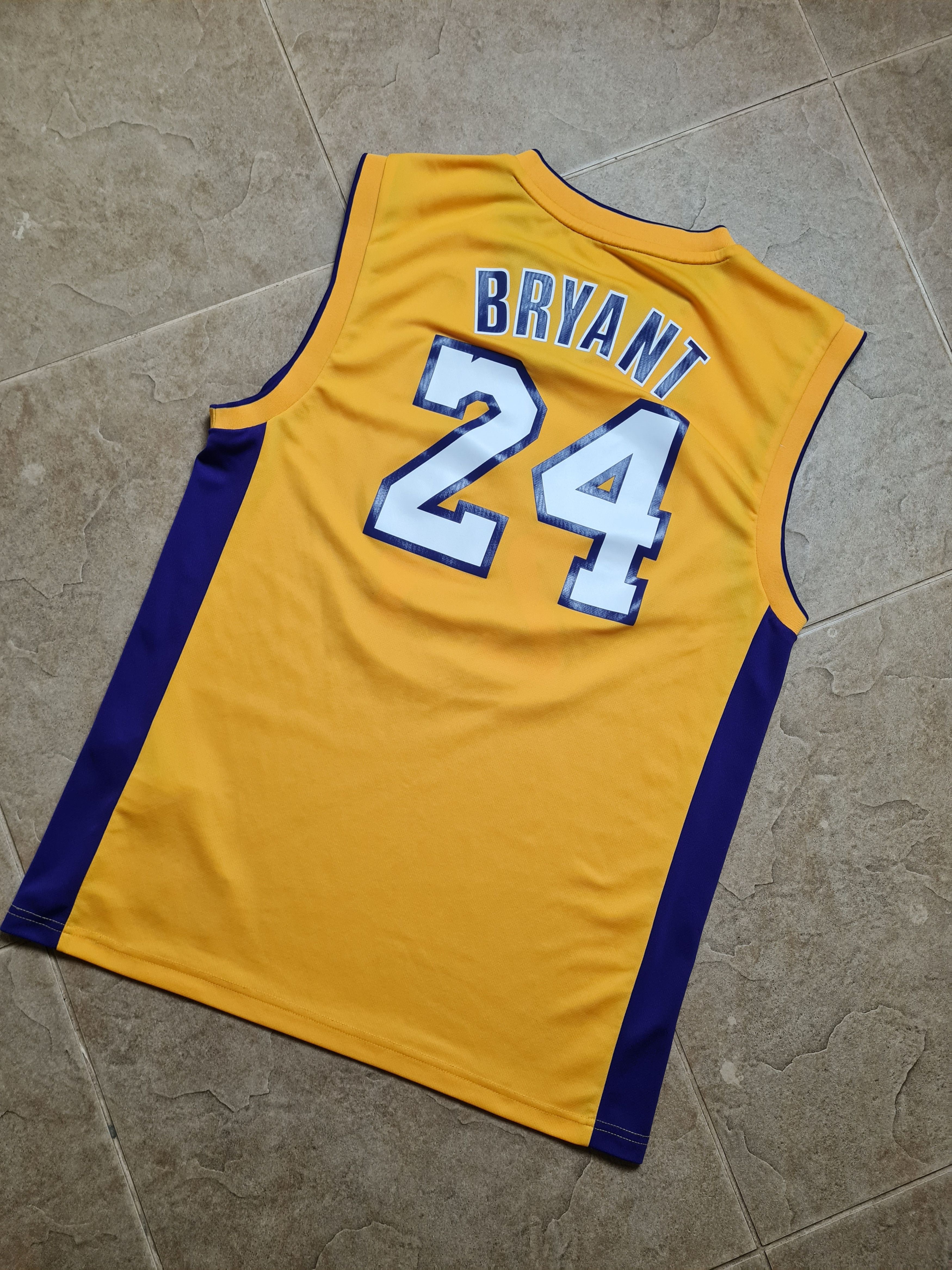 Adidas Adidas NBA Lakers #24 Bryant 2013 Yellow Men’s Shirts Size M Size US M / EU 48-50 / 2 - 12 Thumbnail
