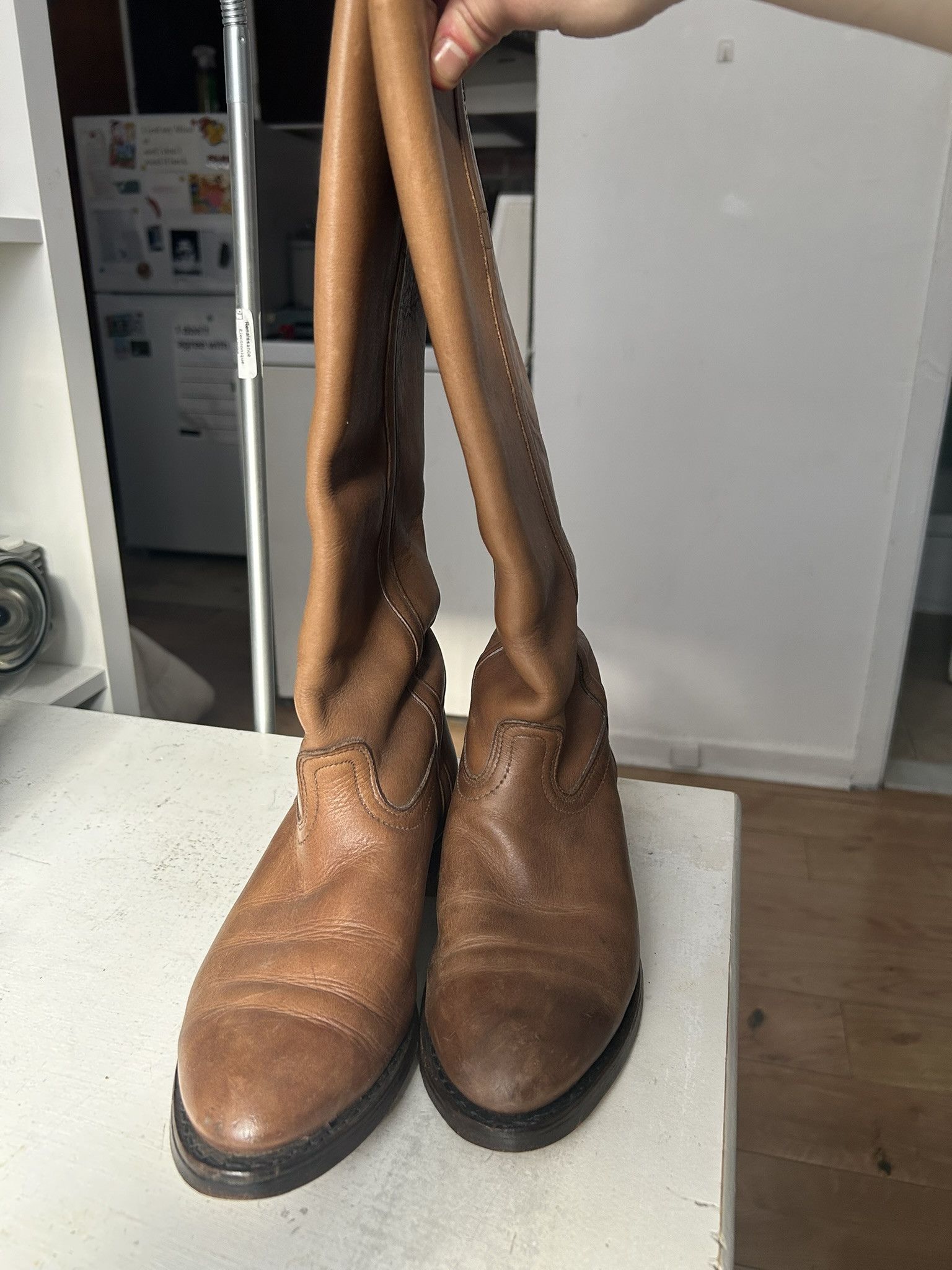 Frye Women's Frye leather riding boots, size 7 Size US 7 / IT 37 - 12 Thumbnail