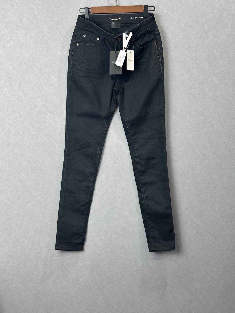 Saint Laurent Paris Saint Laurent D05 Black Denim Jeans Size 29 Size US 29 - 1 Thumbnail