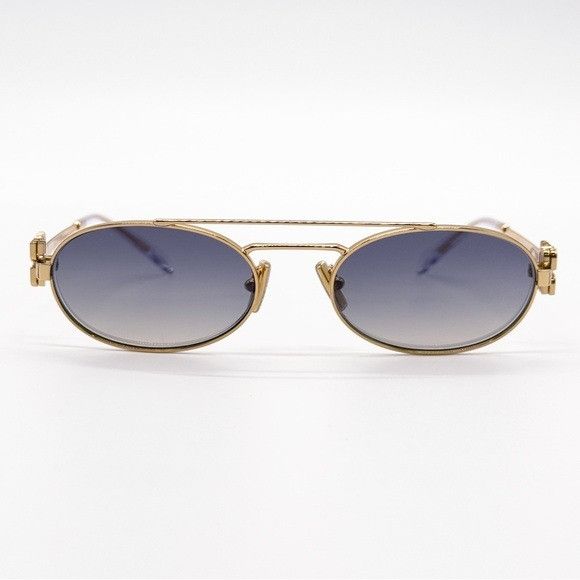 Miu Miu NEW MIU MIU MU54ZS 5AK30C WOMEN SUNGLASSES SMU 54Z GOLD OVAL Size ONE SIZE - 5 Thumbnail