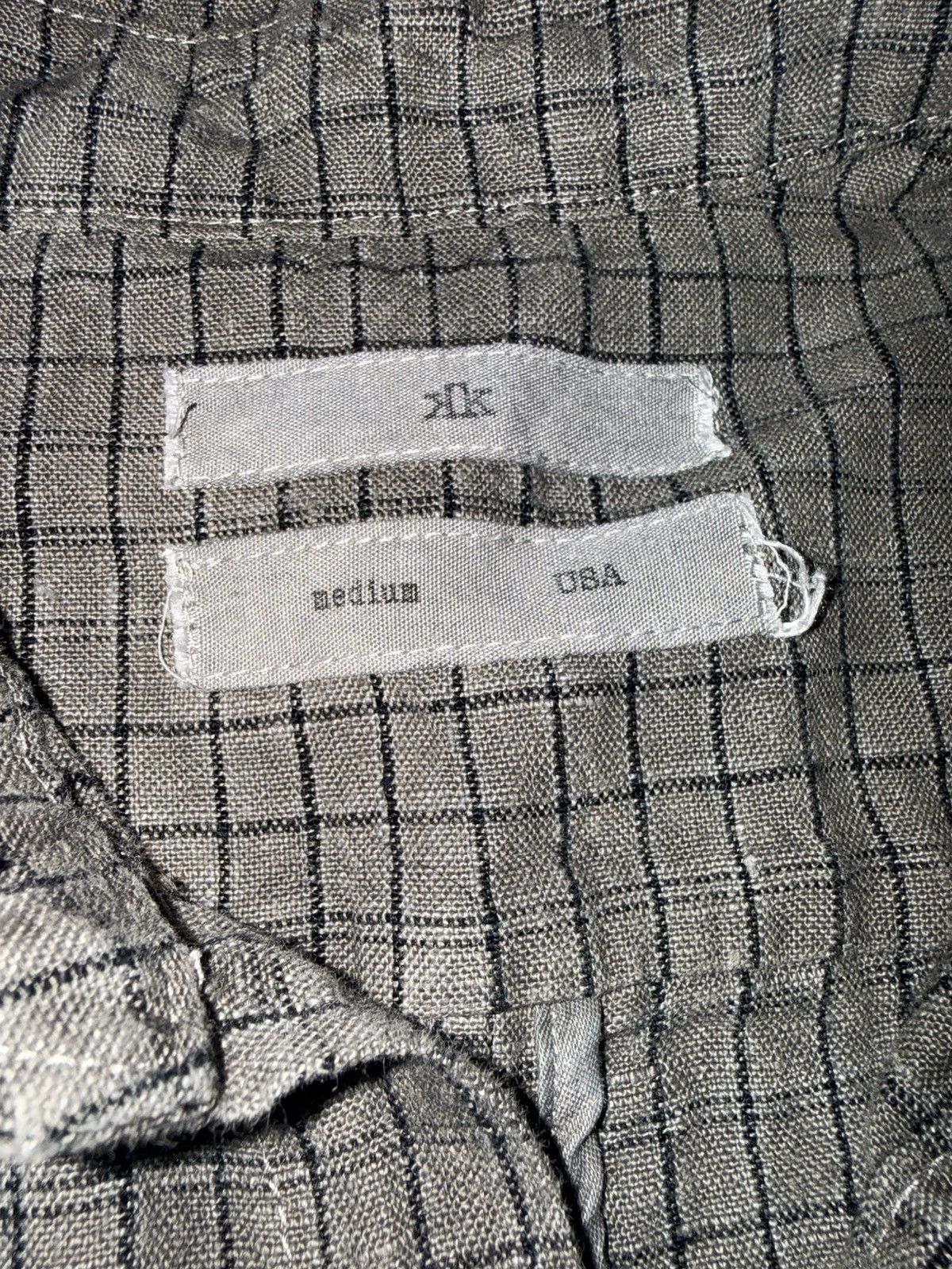 K-Two Studios Check oil dye button up Size US M / EU 48-50 / 2 - 3 Thumbnail