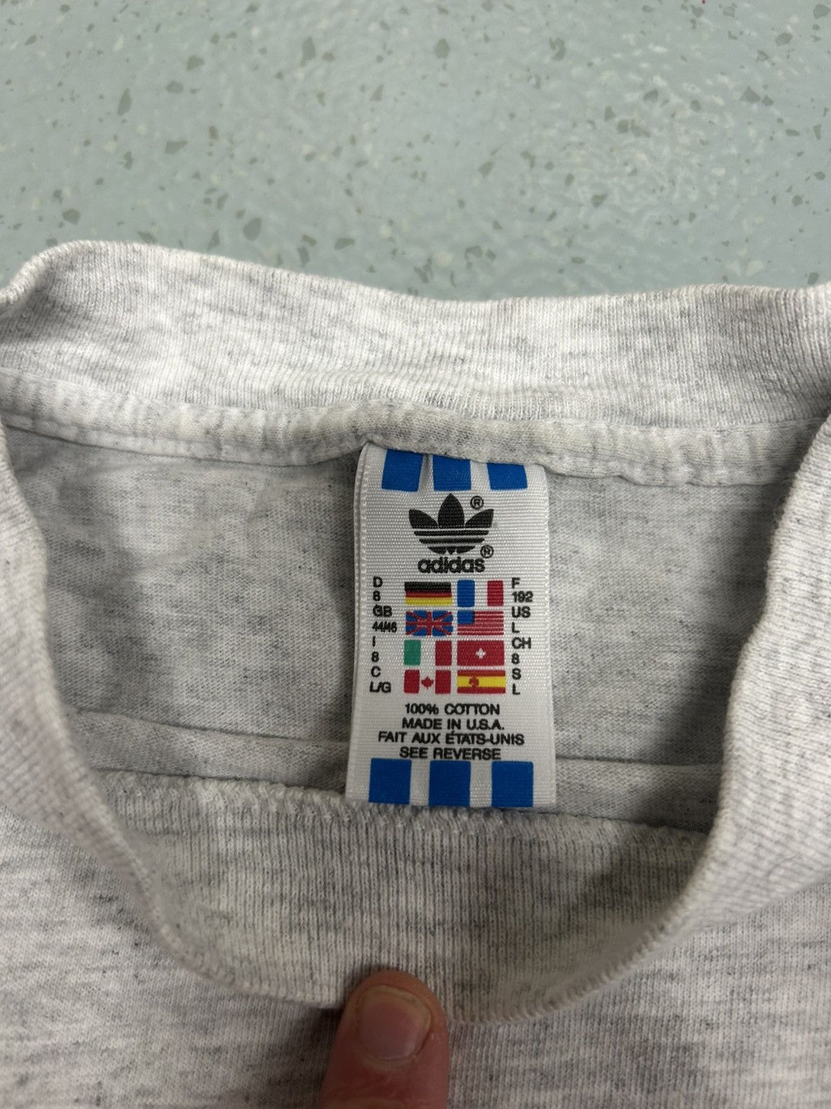 Adidas × Vintage Vintage Boston Marathon Adidas Tee Shirt Size US L / EU 52-54 / 3 - 6 Thumbnail