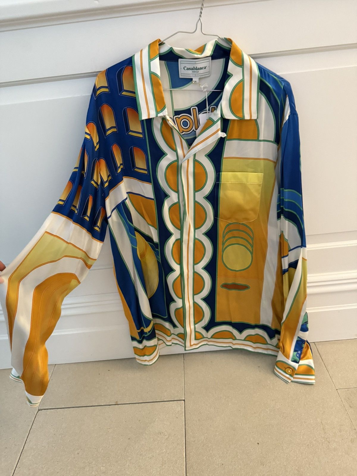 Casablanca Casablanca Silk Paysage Long Sleeve Shirt Size US XL / EU 56 / 4 - 2 Thumbnail