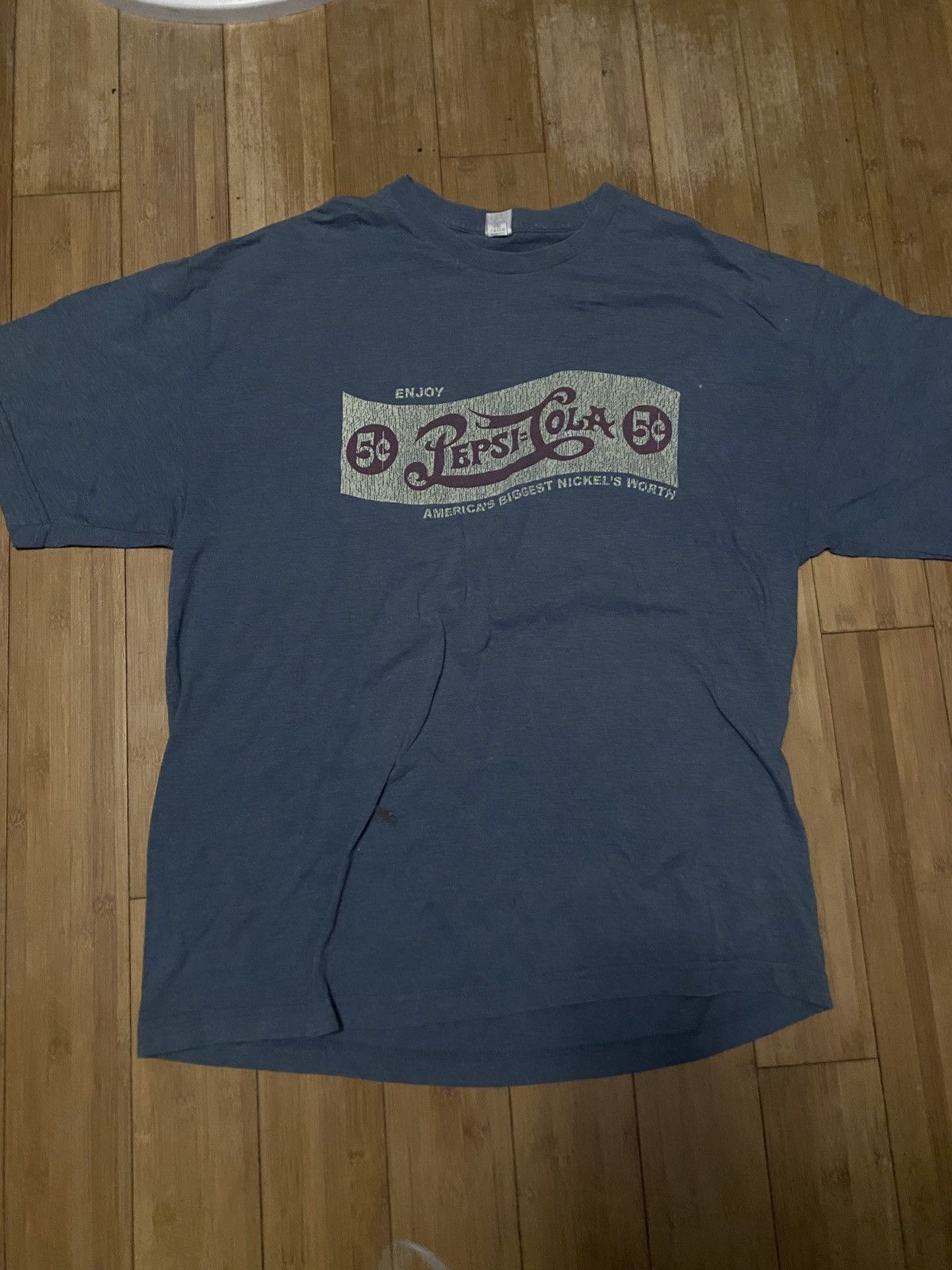 Pepsi Vintage Pepsi Cola Tee Size US XL / EU 56 / 4 - 1 Thumbnail