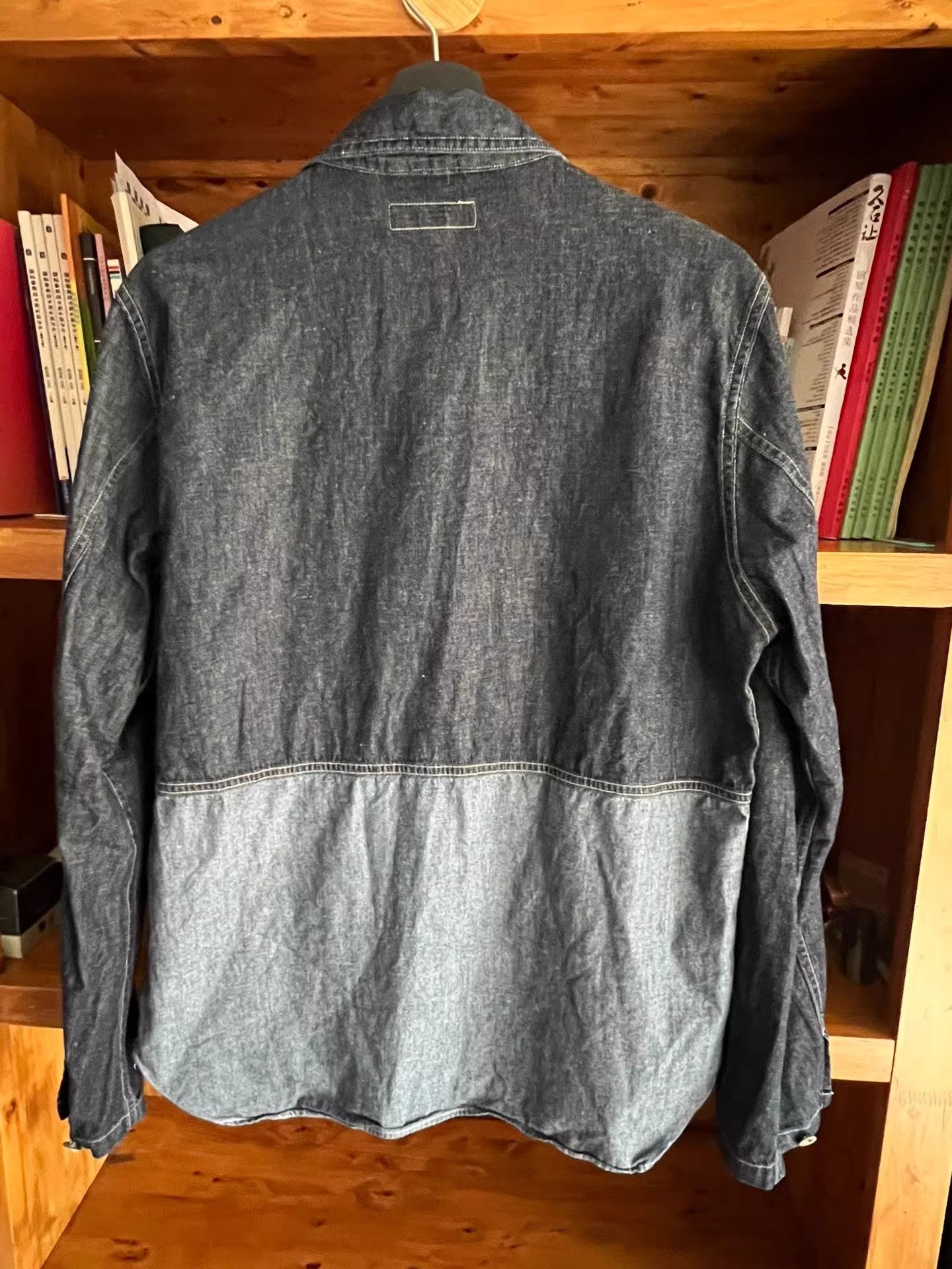 Nigel Cabourn Nigel Cabourn Indigo Patchwork Work Shirt Size US M / EU 48-50 / 2 - 7 Thumbnail