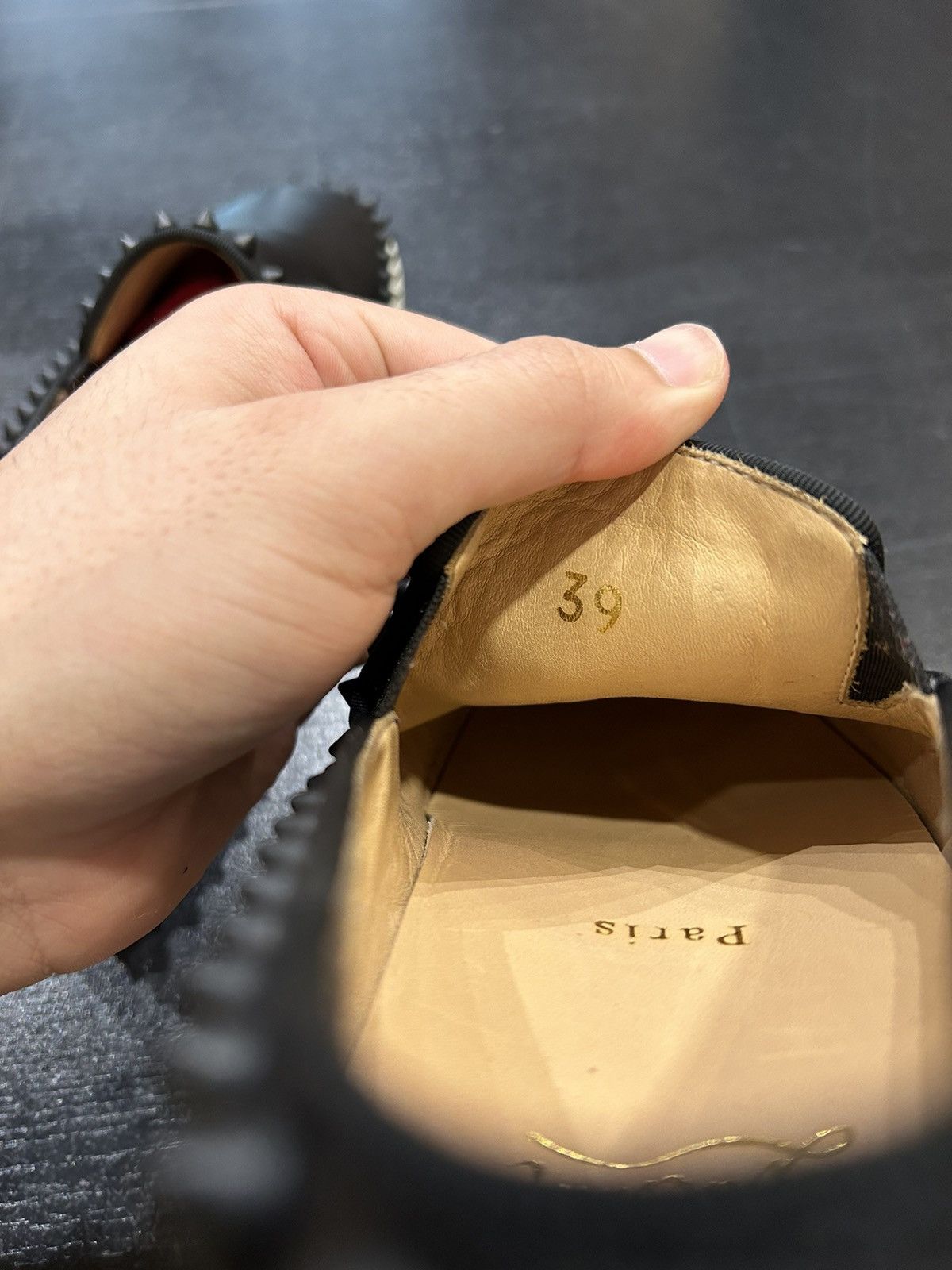 Christian Louboutin Christian Louboutin Spiked Roller Boat Flat Sneaker Size US 6 / EU 39 - 8 Thumbnail