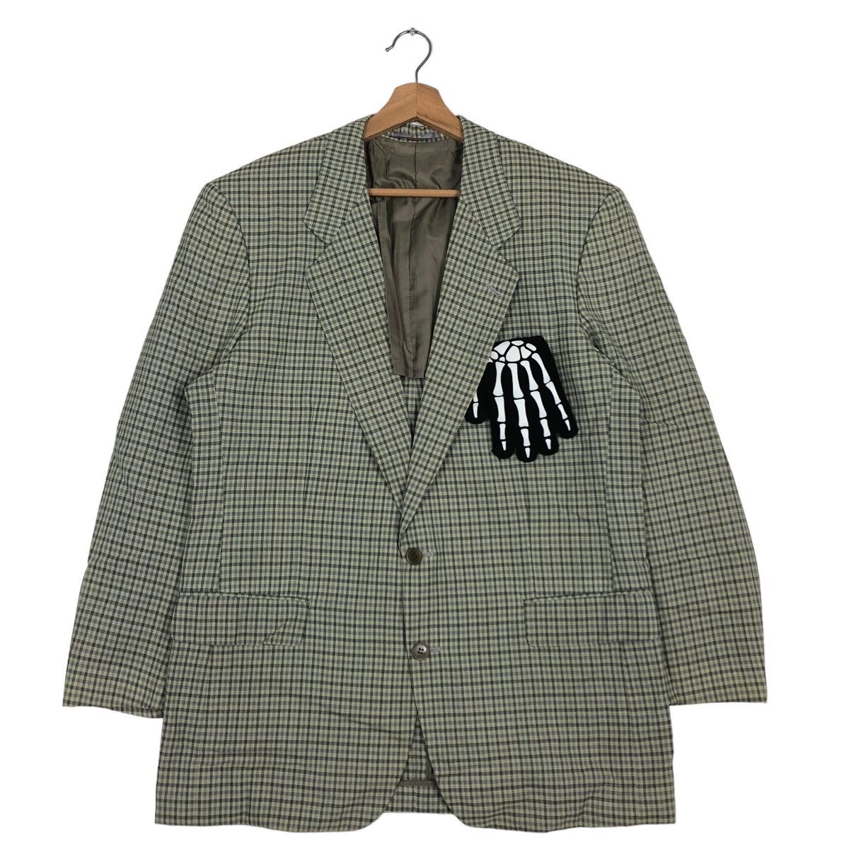 Yves Saint Laurent 🔥90s Vintage Double Breast Casual Jacket Yves Saint Laurent Size US M / EU 48-50 / 2 - 2 Thumbnail