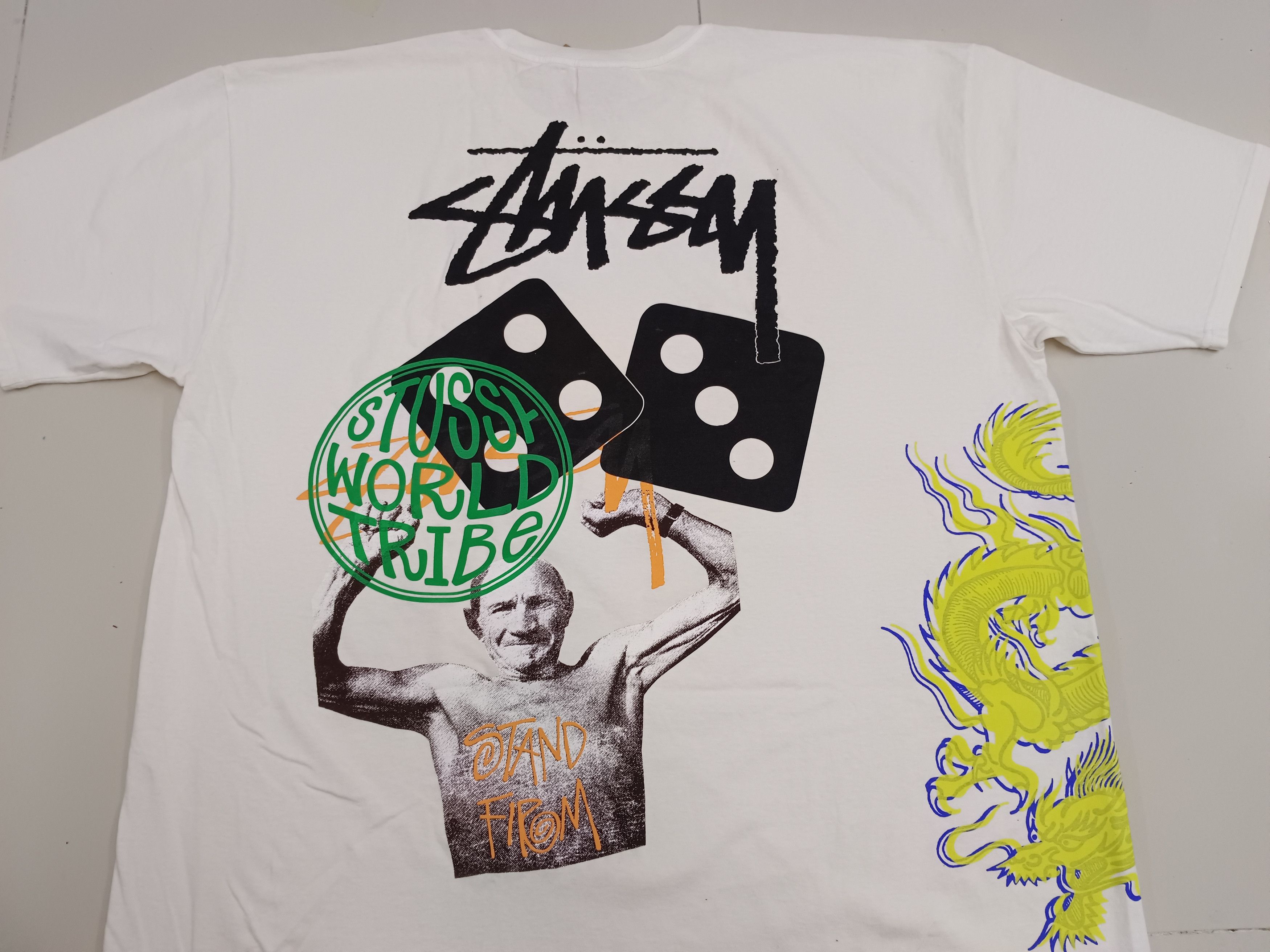 Hypebeast × Stussy RARE STUSSY STRIKE TEE PIGMENT DYED XXL Size US XXL / EU 58 / 5 - 1 Thumbnail