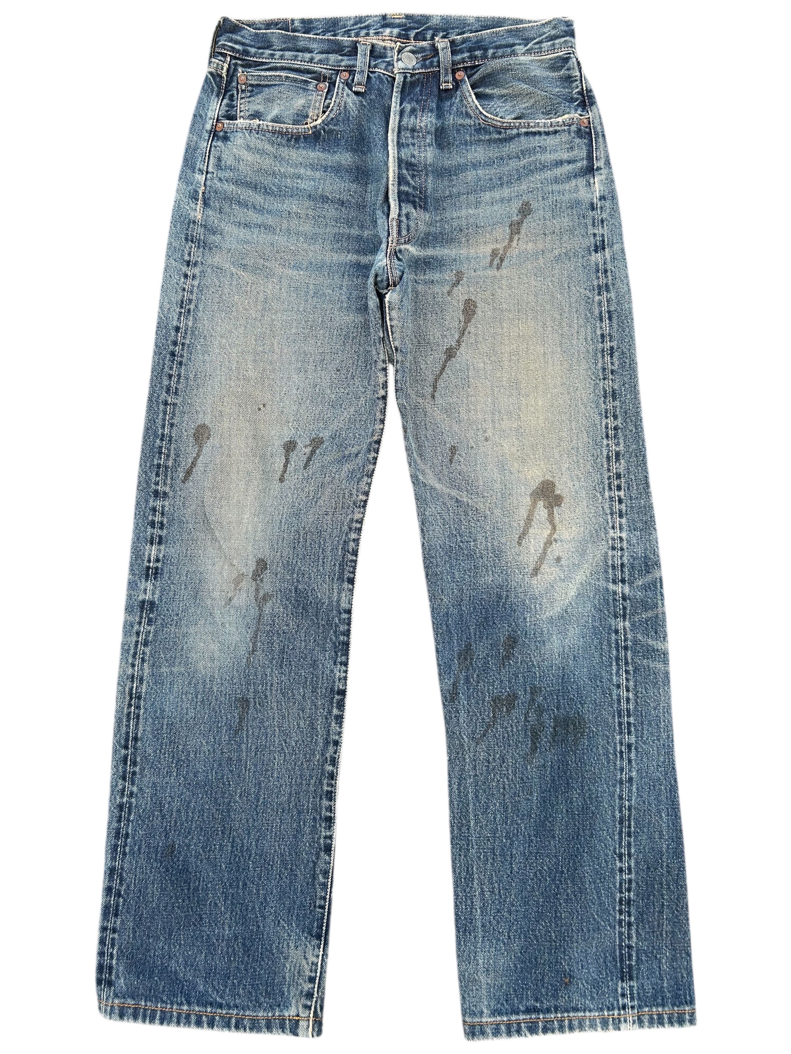 Kapital Vintage Levis Big E Selvedge Distressed Denim Jeans Size US 29 - 1 Thumbnail