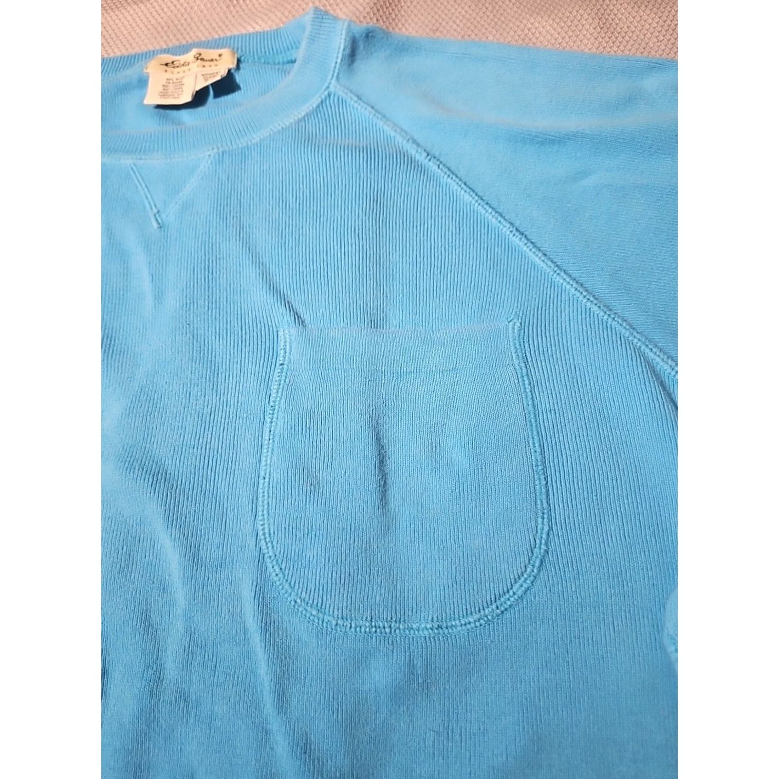 Eddie Bauer VINTAGE Eddie Bauer Sweater Womens Small Blue Ribbed Crewneck Pocket USA Made Shirt Womens Small Blue Ribbed Crewneck Pocket USA Made Size S / US 4 / IT 40 - 5 Thumbnail