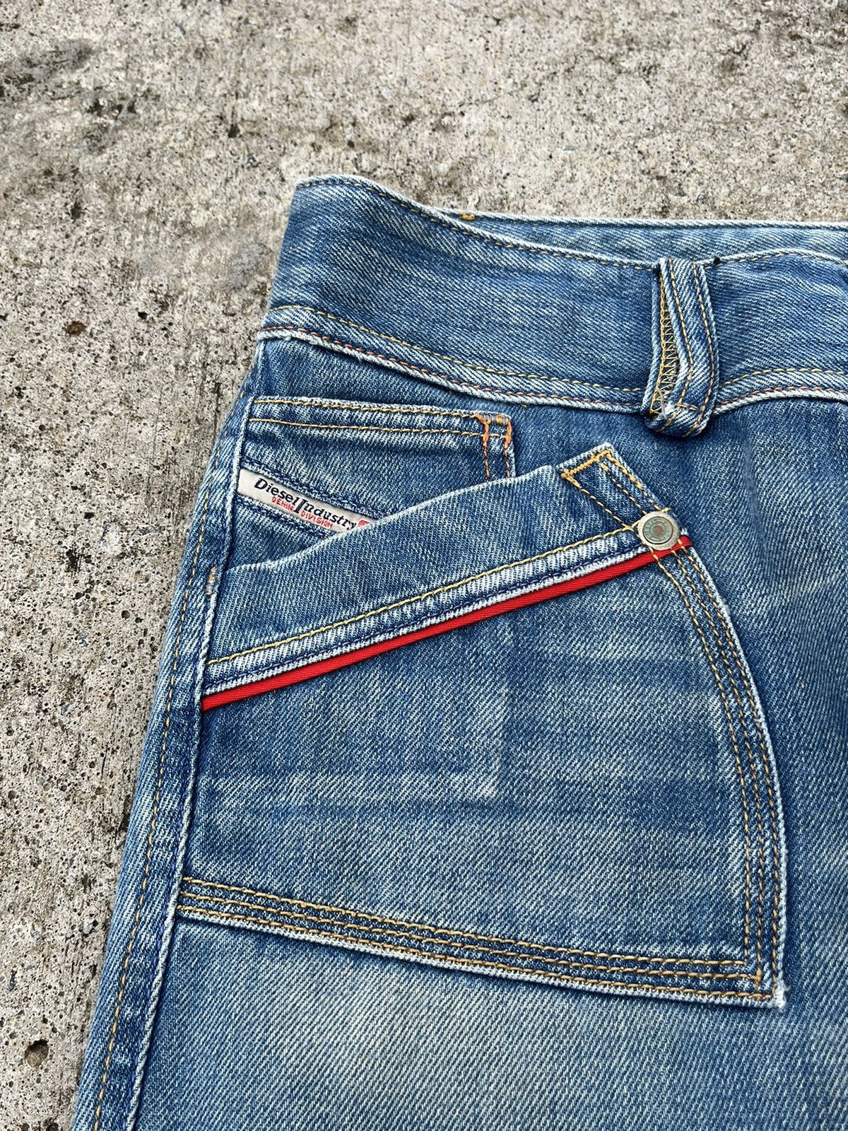 Diesel Diesel Industry Reckfly Denim Jeans Rare Pocket Size 29" - 7 Thumbnail