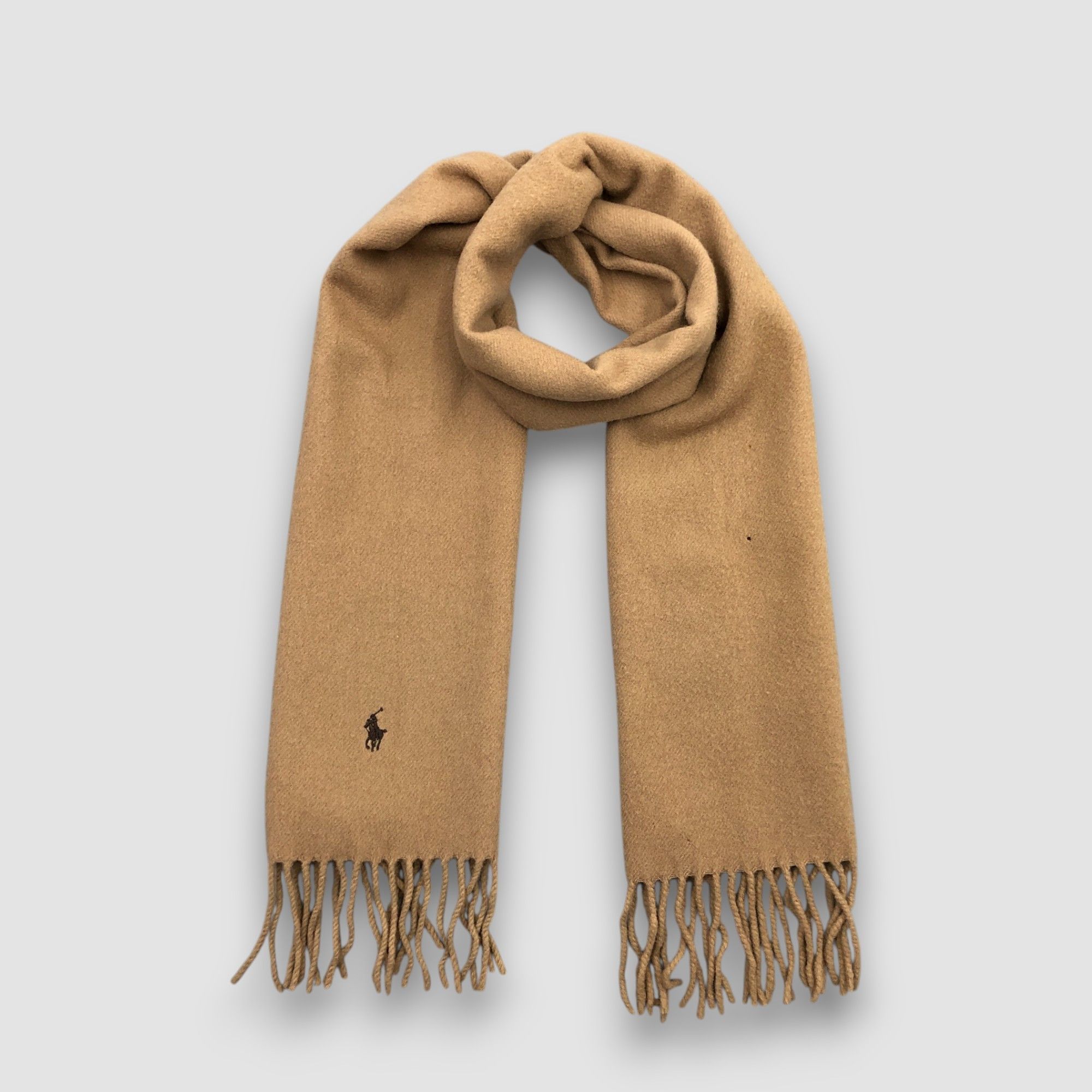 Polo Ralph Lauren Vintage Polo Ralph Lauren Scarf Muffler Wool Scarves Size ONE SIZE - 1 Thumbnail