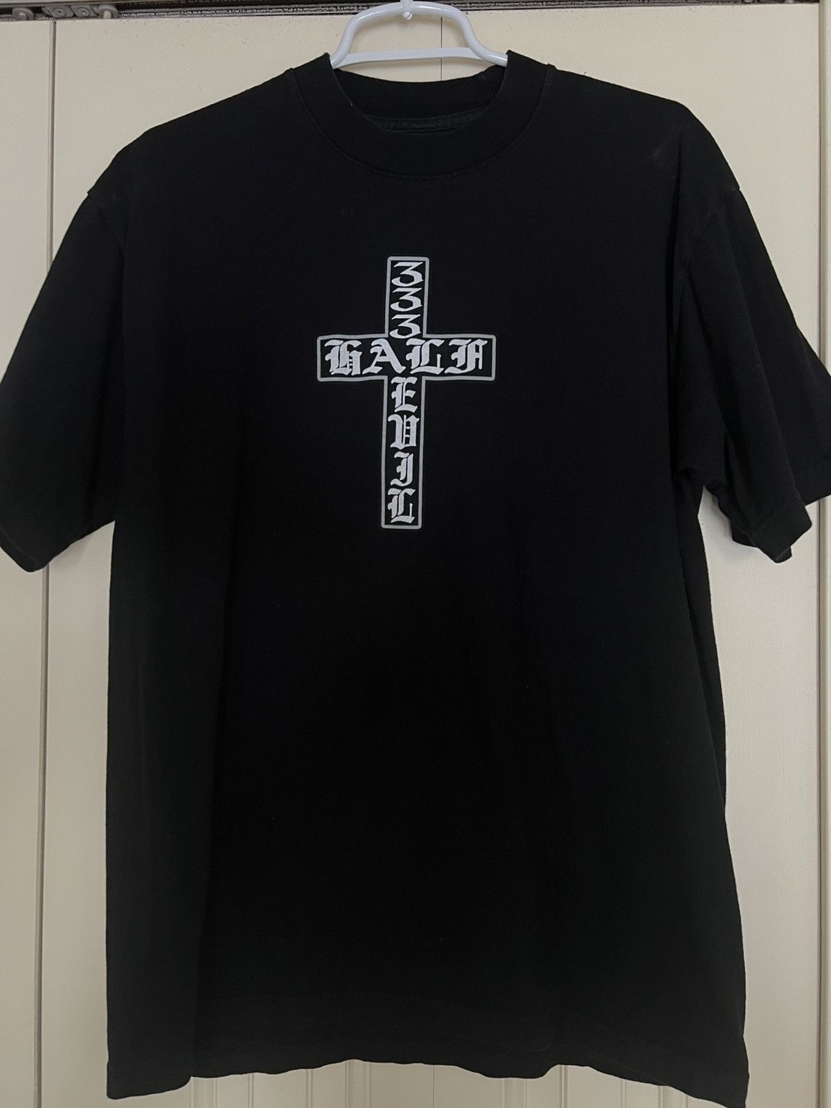 Half Evil Half Evil 333 Cross Tee Size US M / EU 48-50 / 2 - 2 Thumbnail