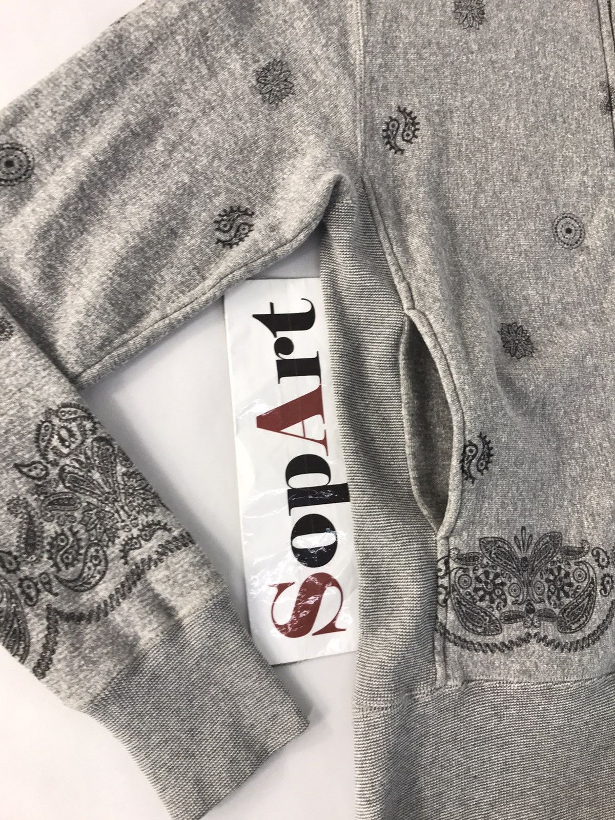 Japanese Brand Vtg Sweater Defectibe Struct Hoodie Paisley Art Zipper Style Size US S / EU 44-46 / 1 - 5 Thumbnail