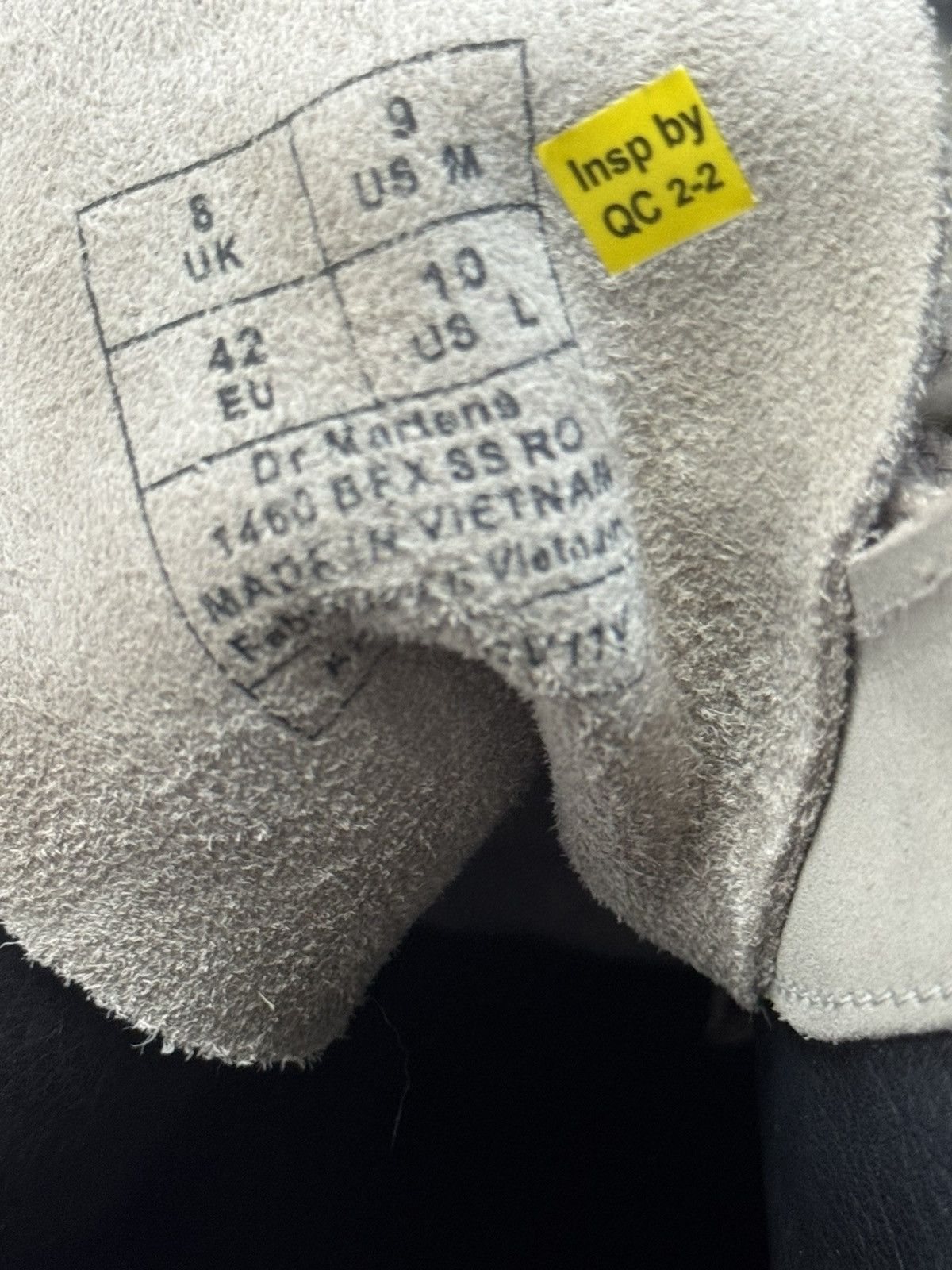 Dr. Martens × Rick Owens 1460 Bex Sole Taupe Size US 9 / EU 42 - 10 Thumbnail
